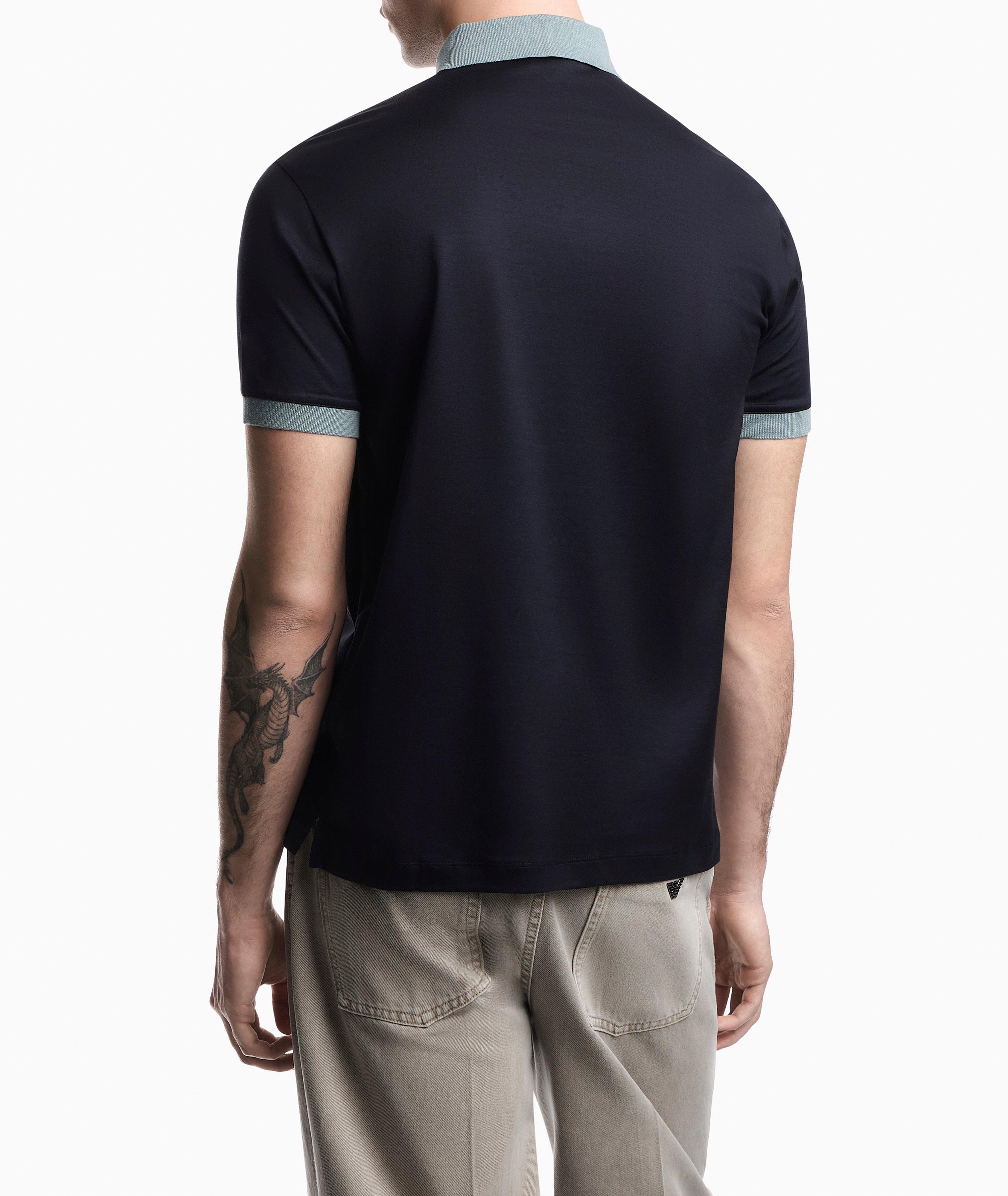 ASV Contrast-Trim Cotton Piqué Polo  image 2