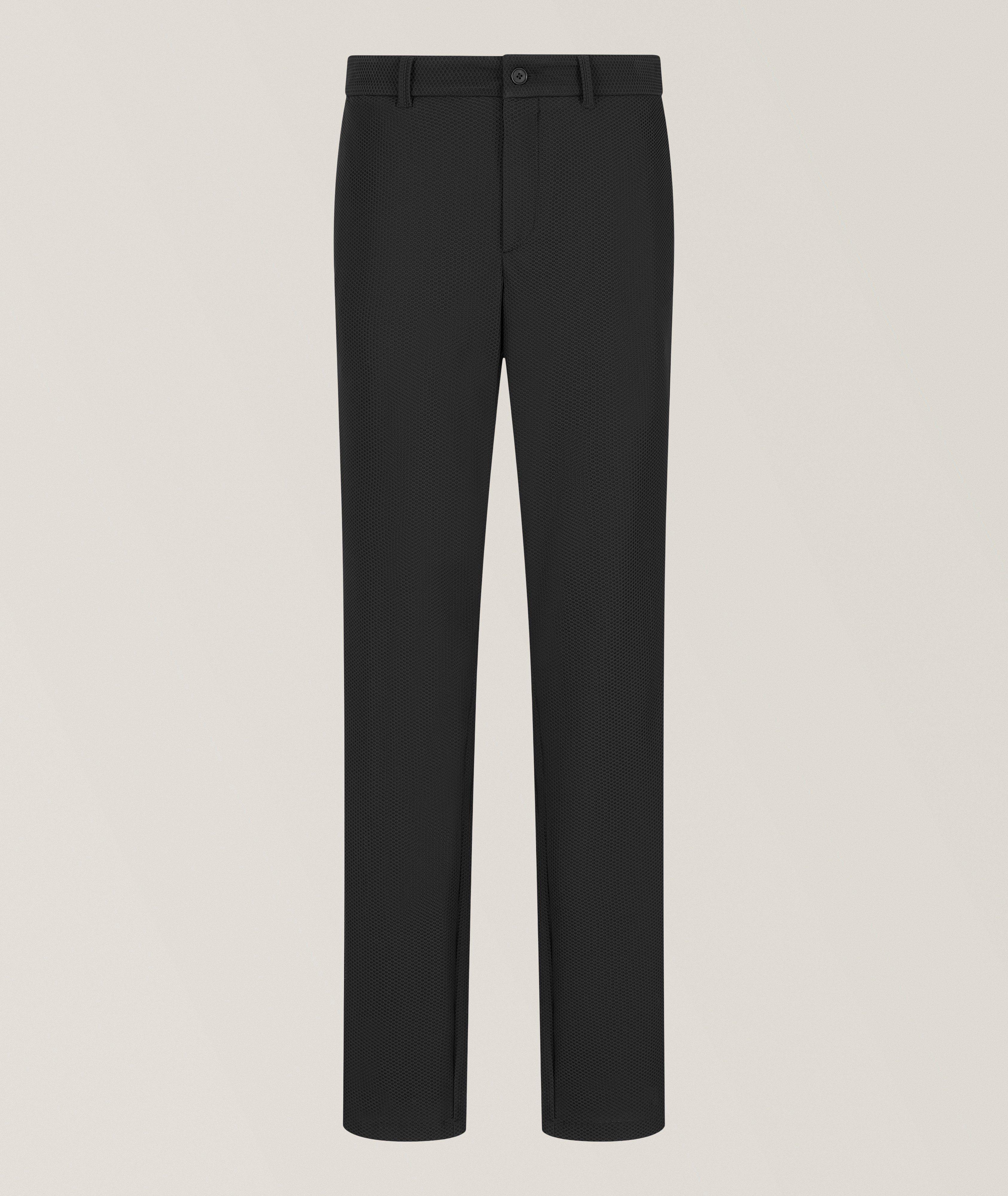 Pantalon technique gaufré devant plat image 0