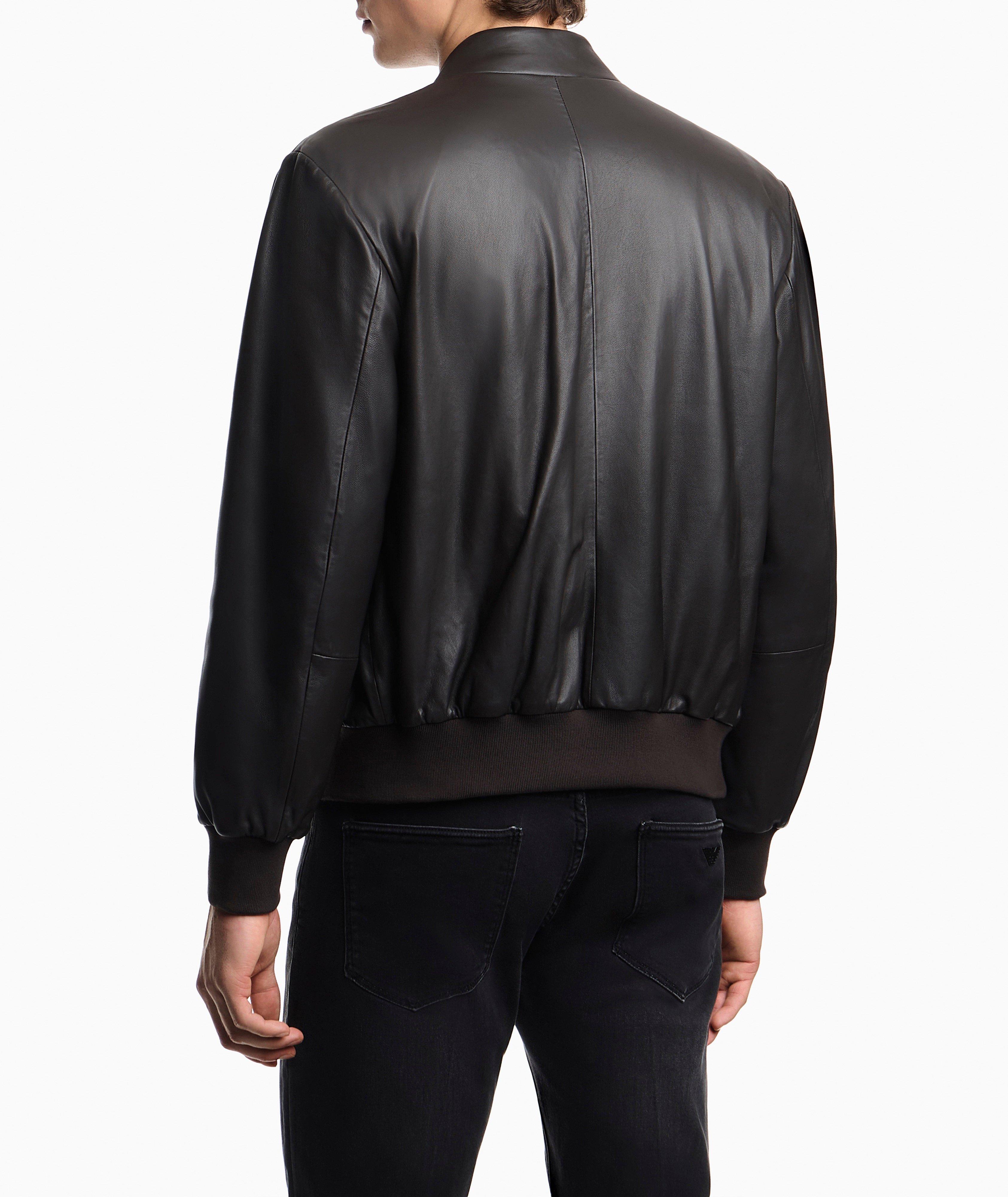Nappa Lambskin Leather Bomber image 2