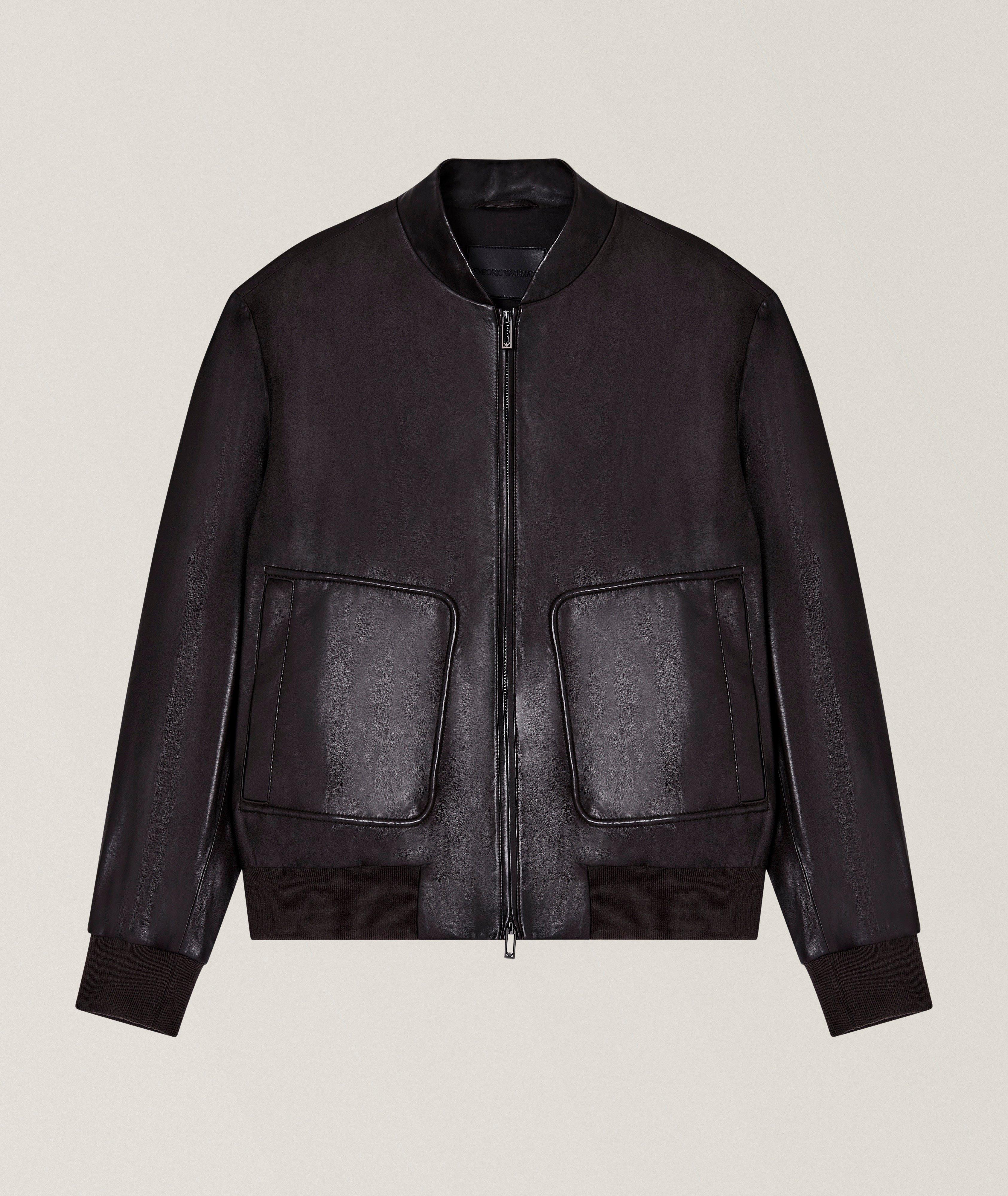 Nappa Lambskin Leather Bomber image 0