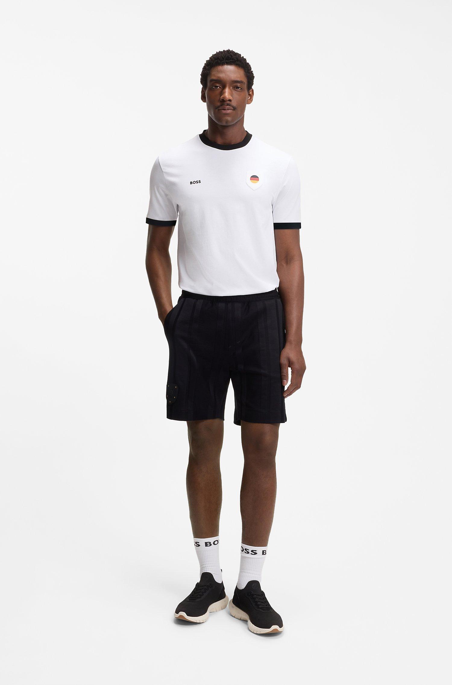 T-shirt coton-extensible drapeau de l'Allemagne image 4