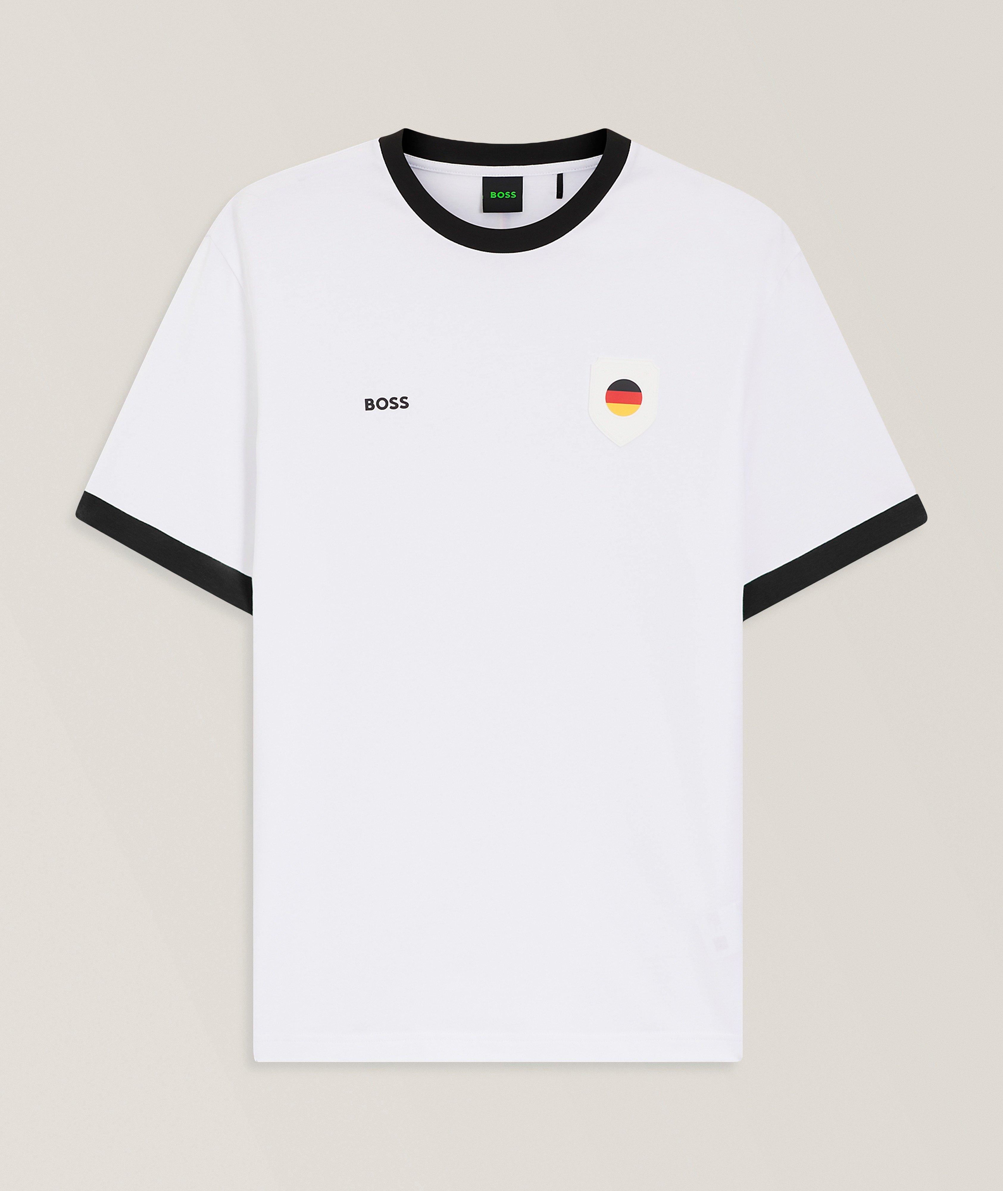 T-shirt coton-extensible drapeau de l'Allemagne image 0