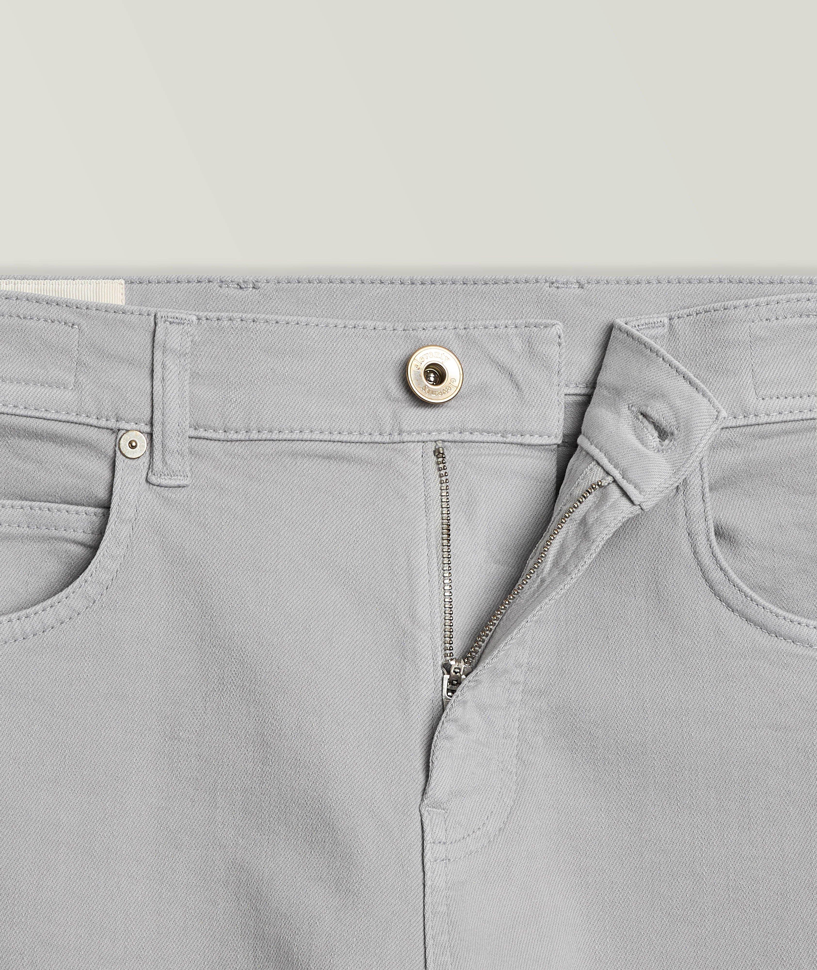 Pantalon cinq poches coton extensible image 4