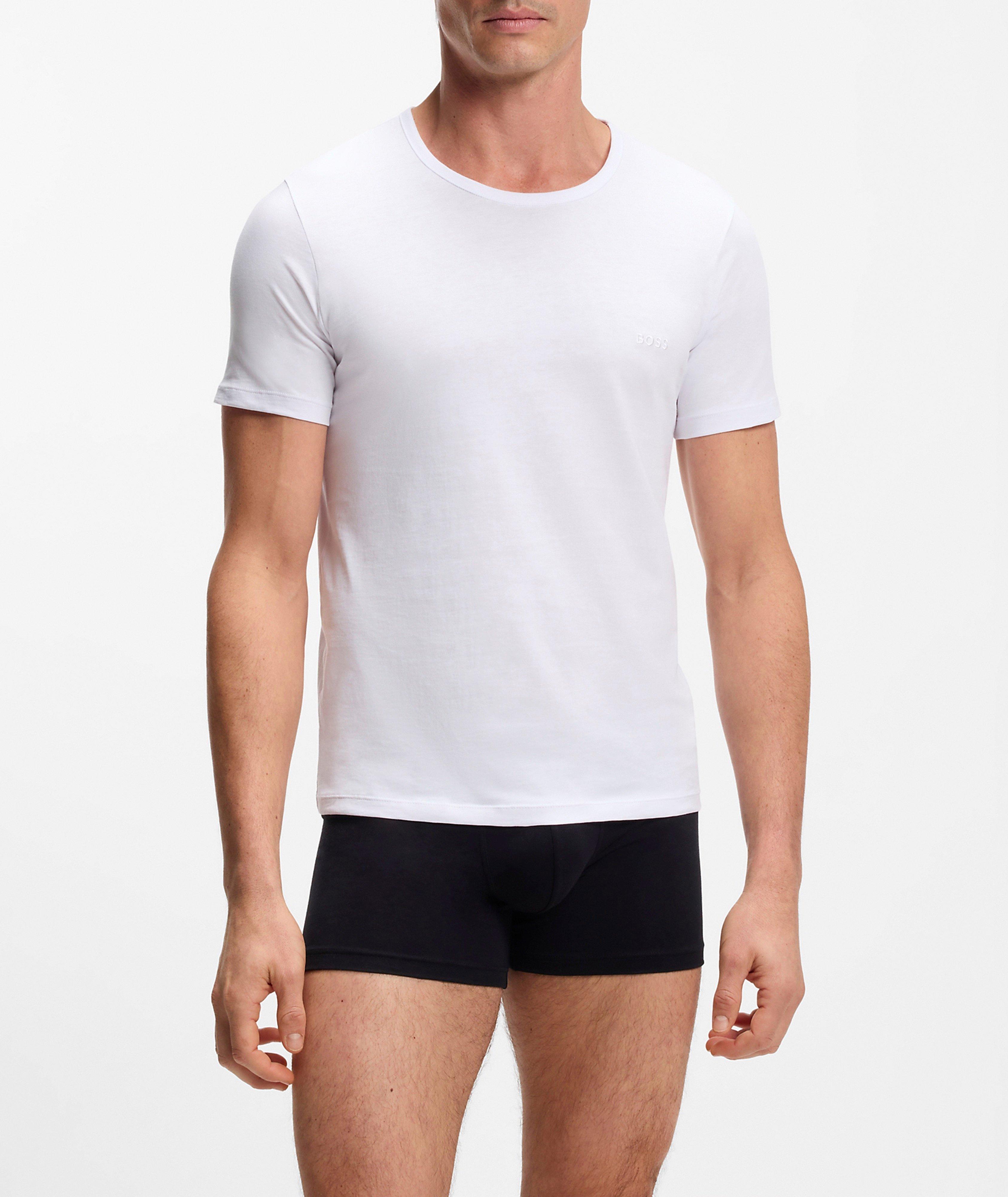 Lot de trois t-shirts logo brodé image 1