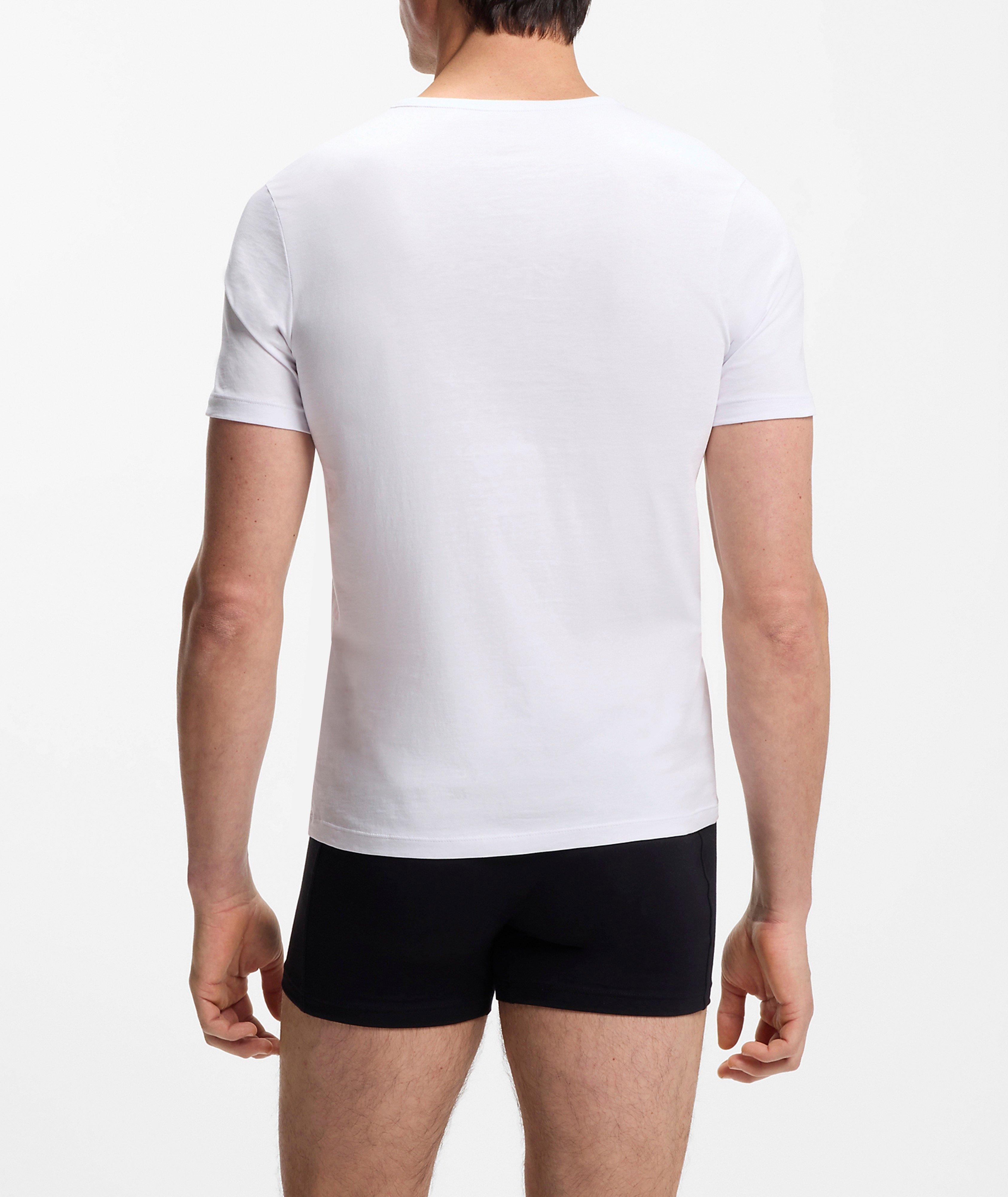 Lot de trois t-shirts logo brodé image 2