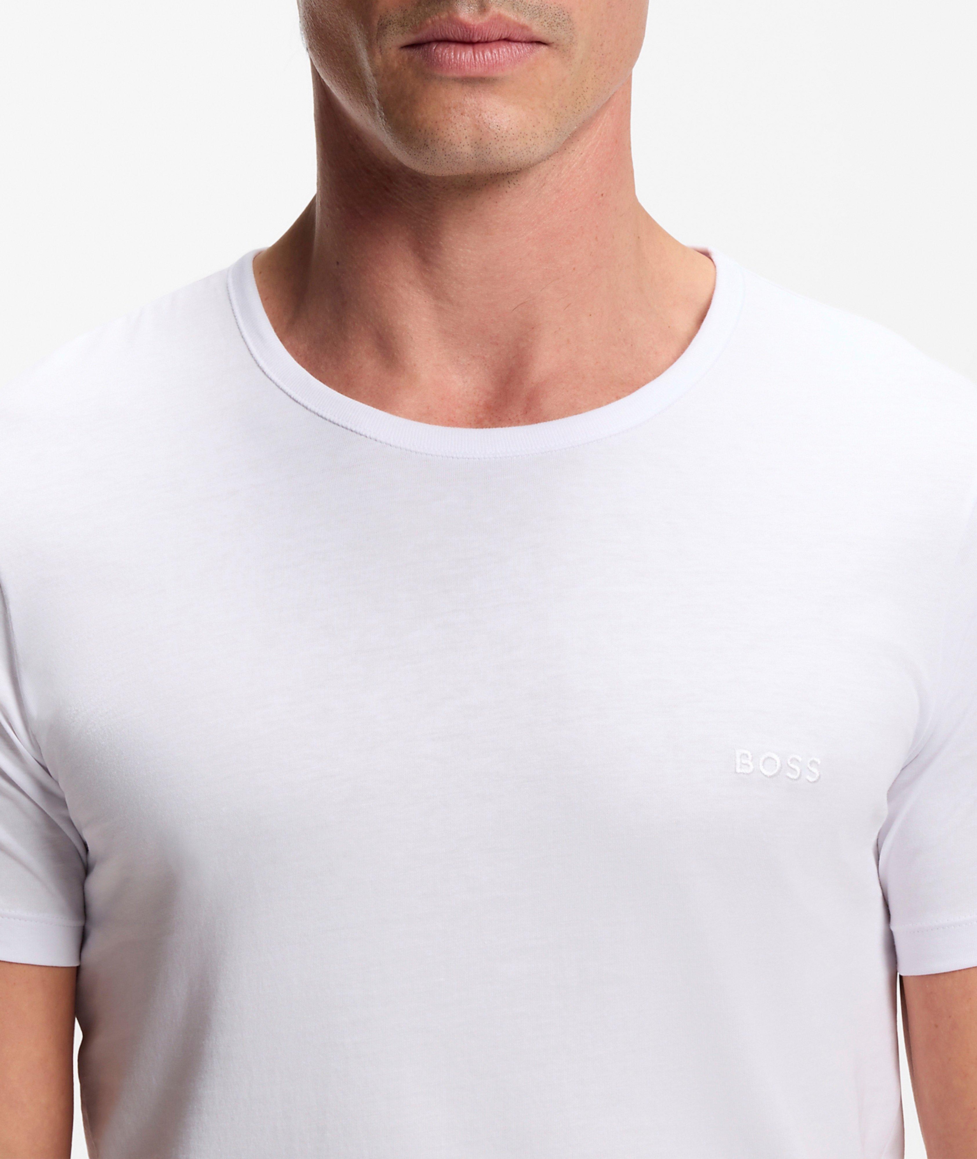 Lot de trois t-shirts logo brodé image 3