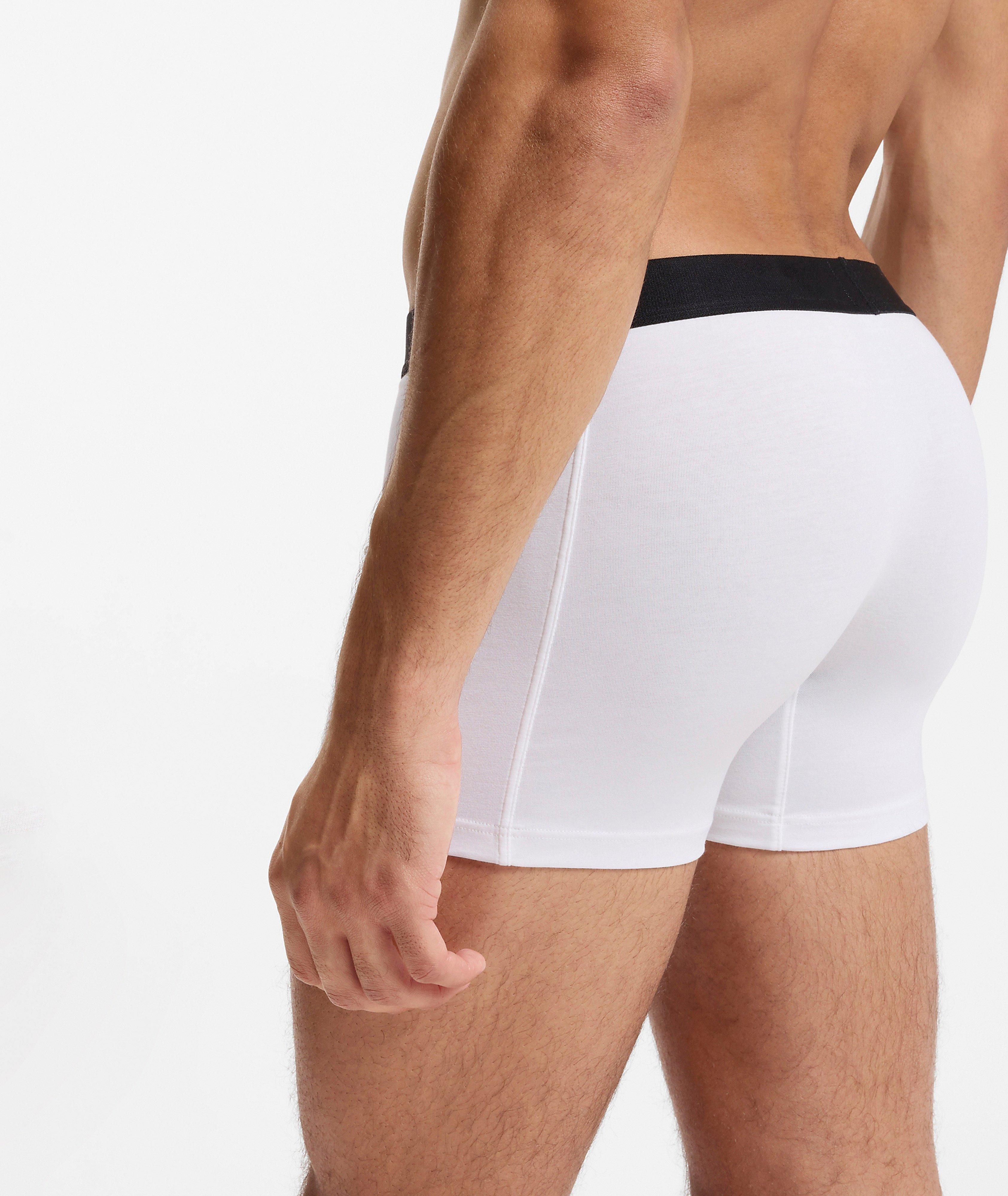 Three-Pack Stretch-Cotton Boxers image 4