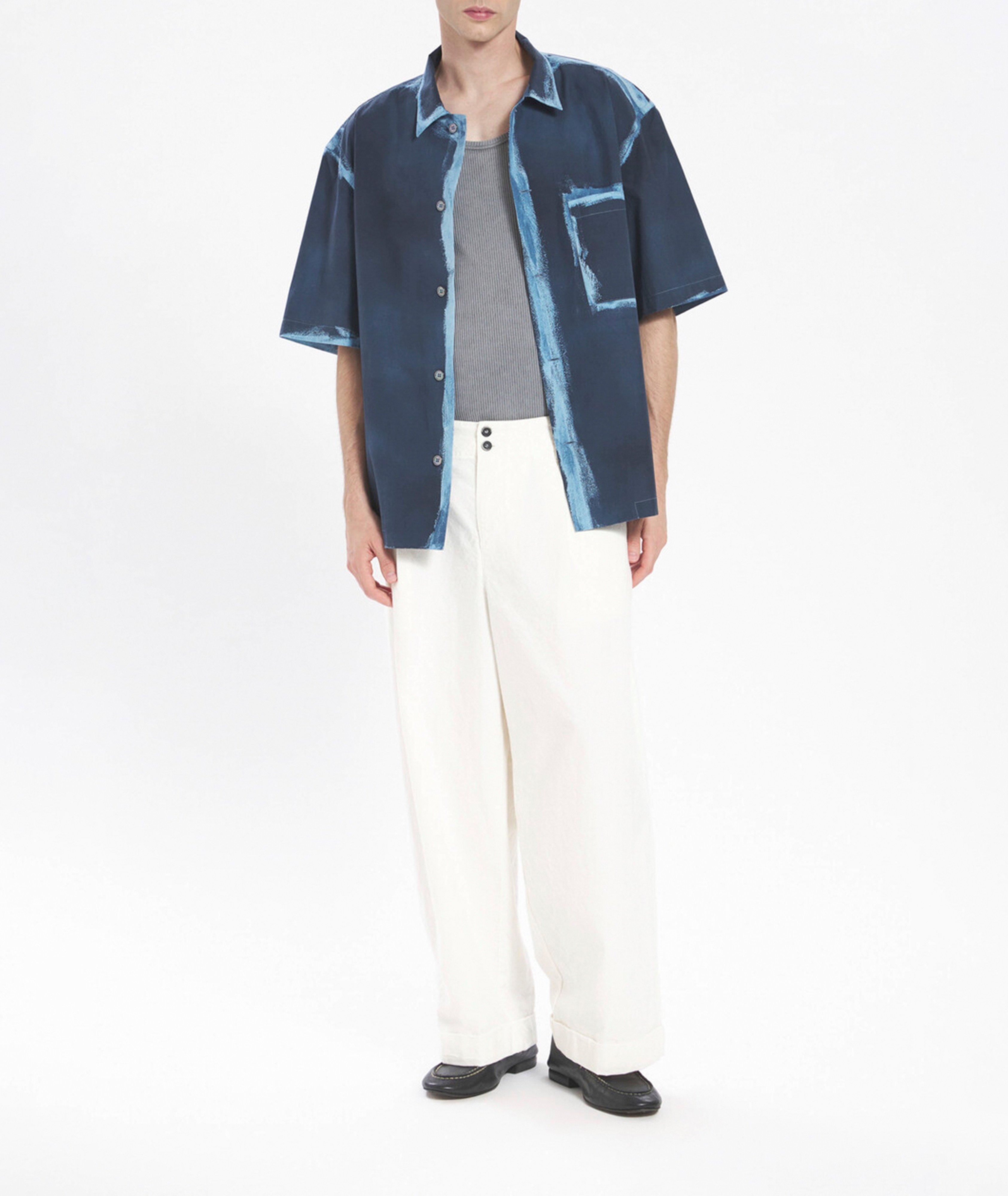 Nalos Fumego Dye-Print Camp Shirt image 6
