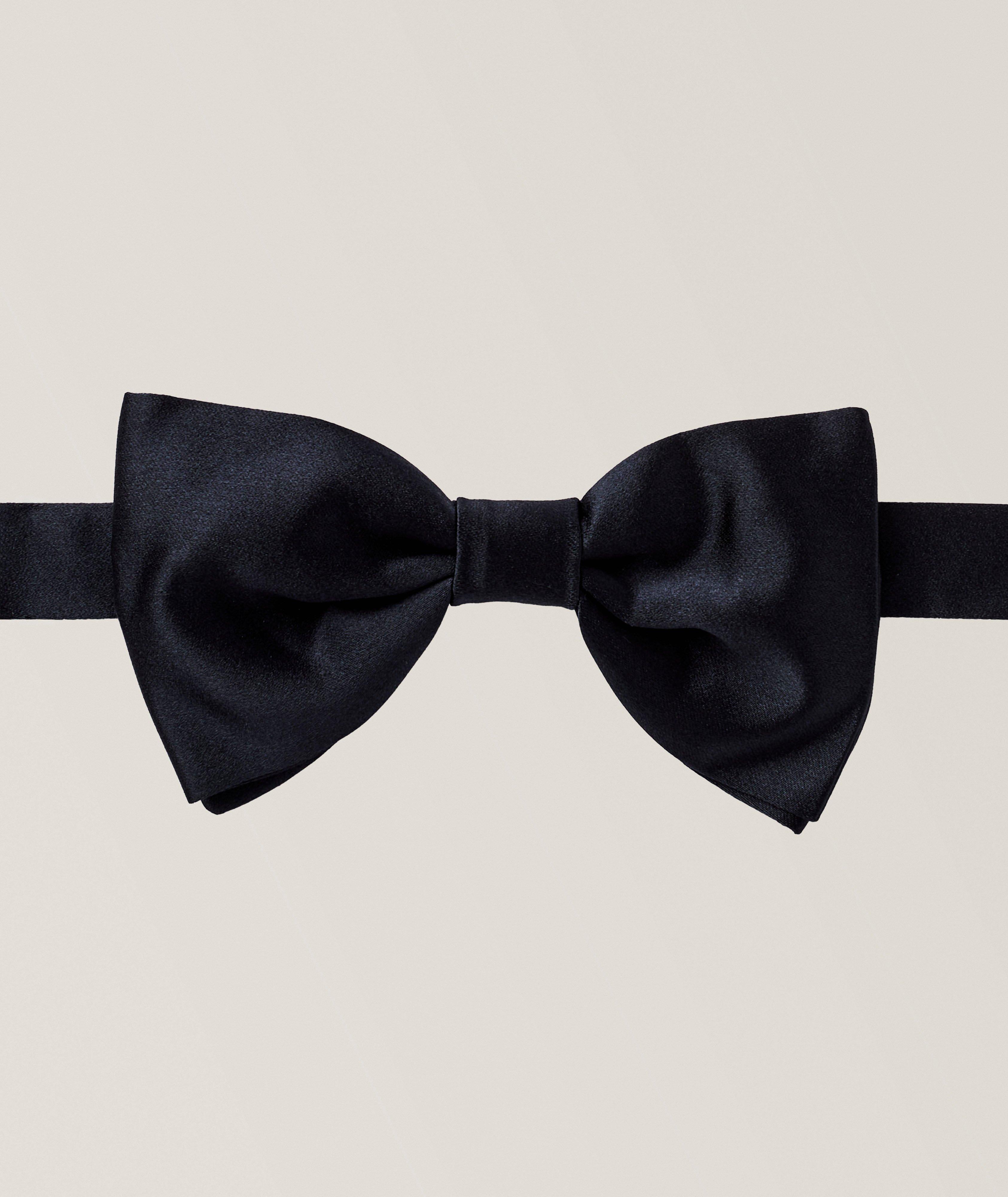 Solid Silk Bow Tie image 0