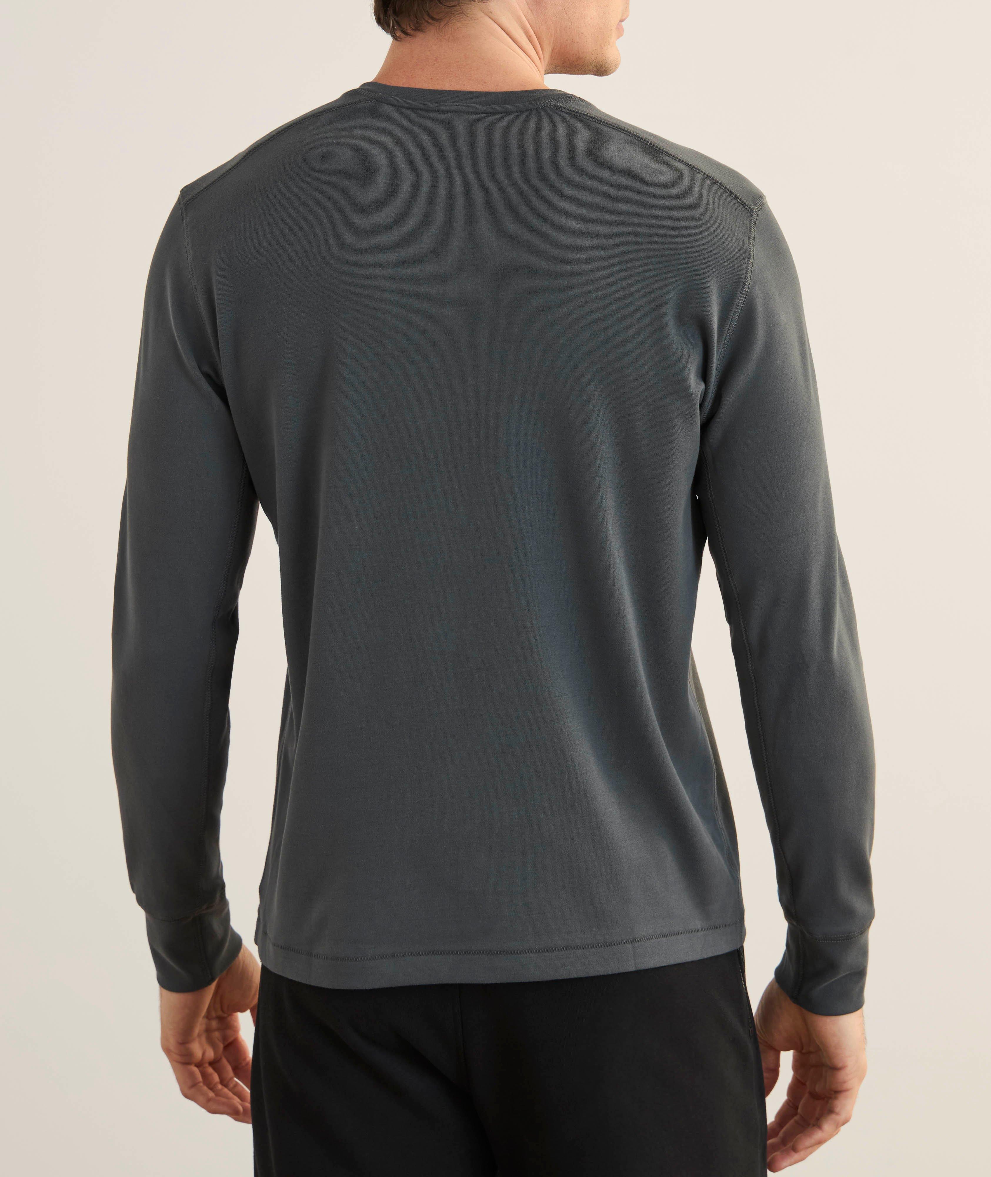 Stretch-Pima Cotton Henley image 2