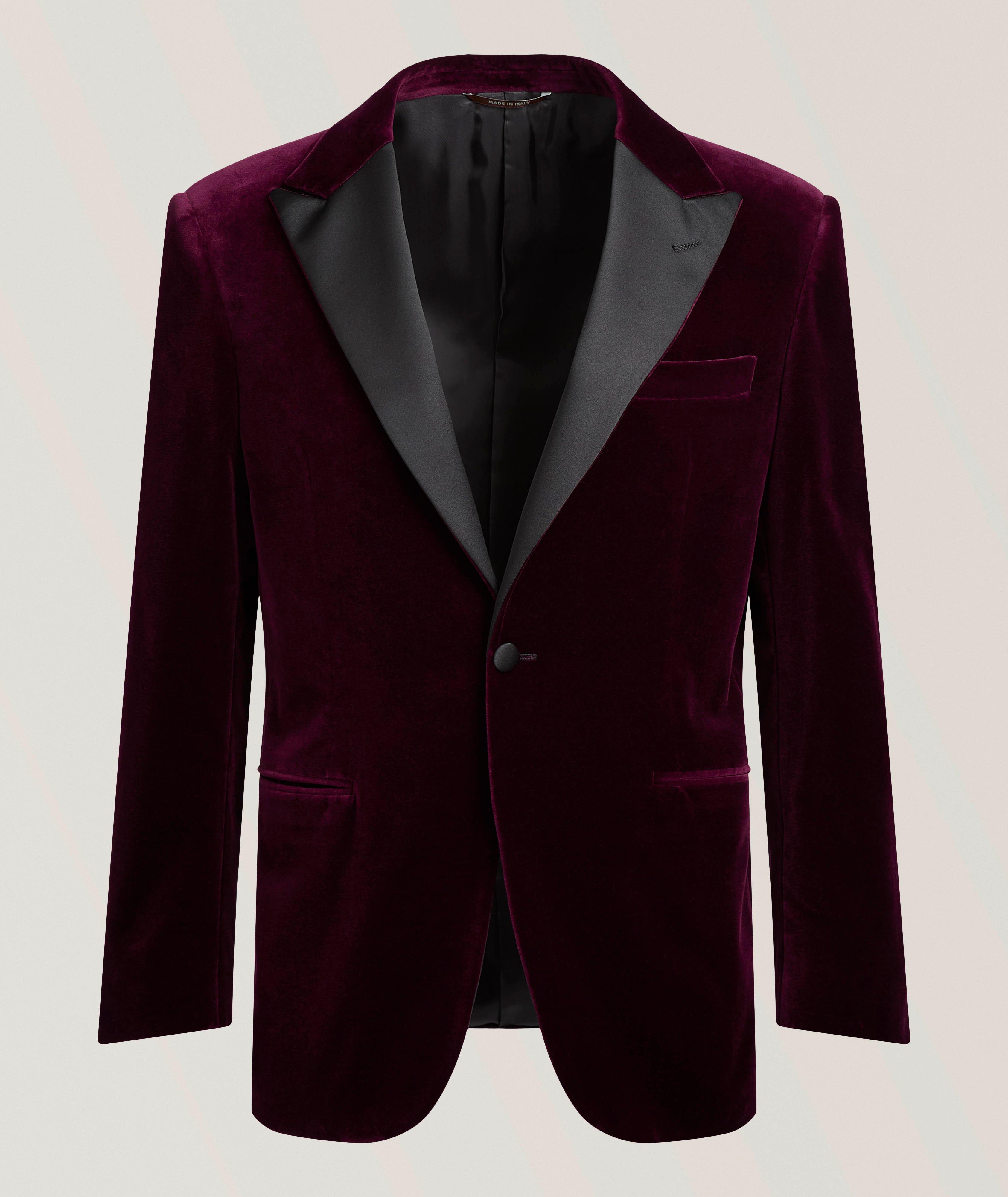 Velvet Peak Lapel Tuxedo Jacket image 0