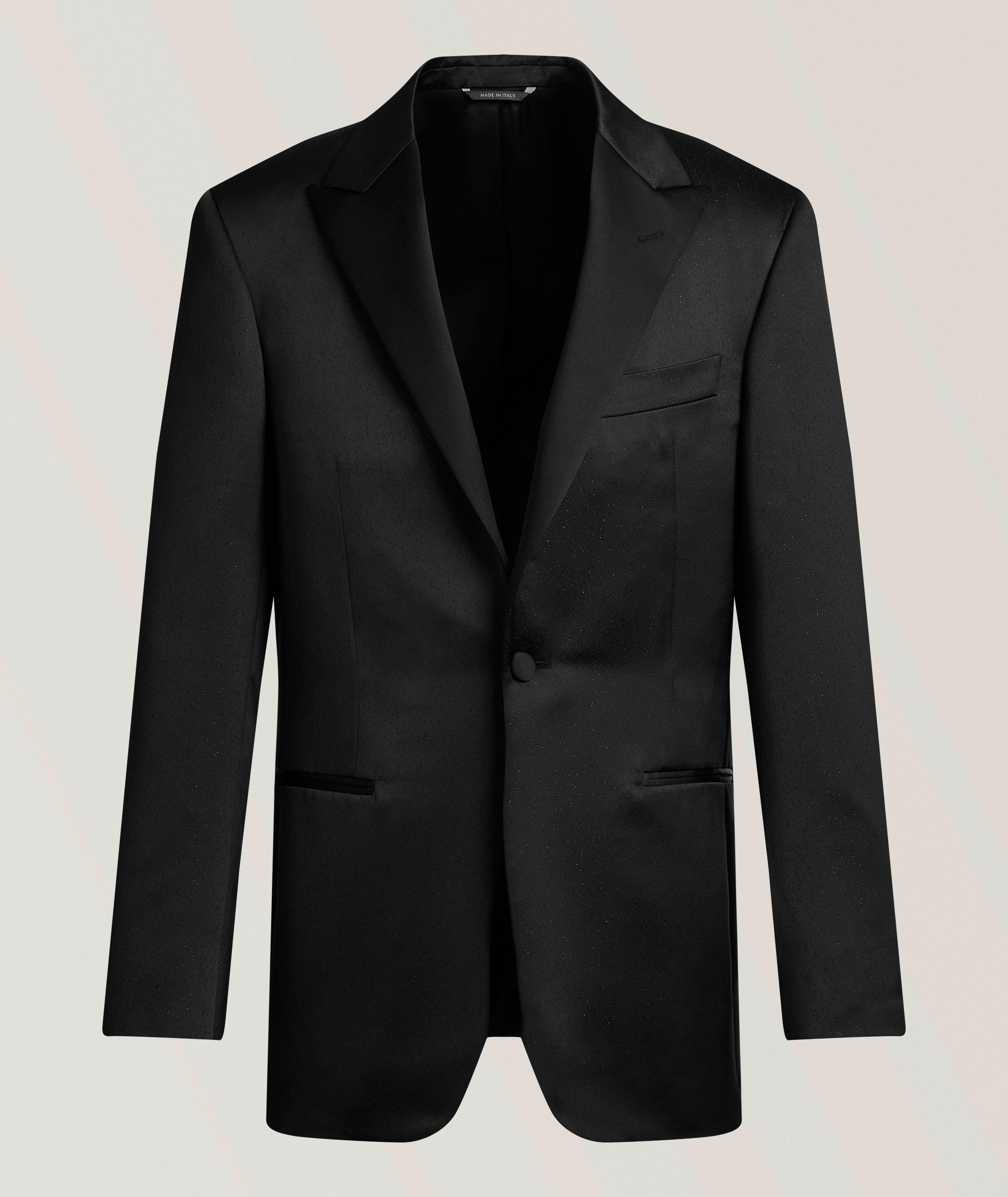 Veston smoking à revers pointe embelli image 0