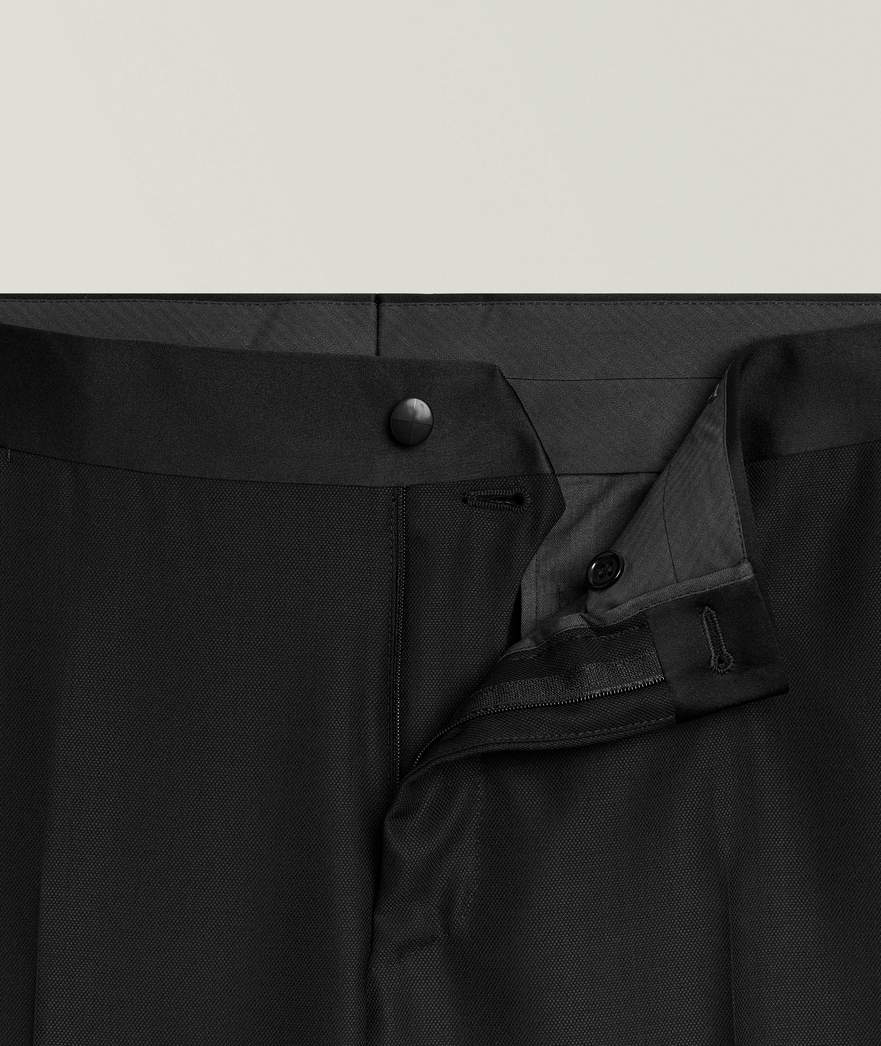 PANTALONE SMOKING FODERATO PARTE ABITO image 1