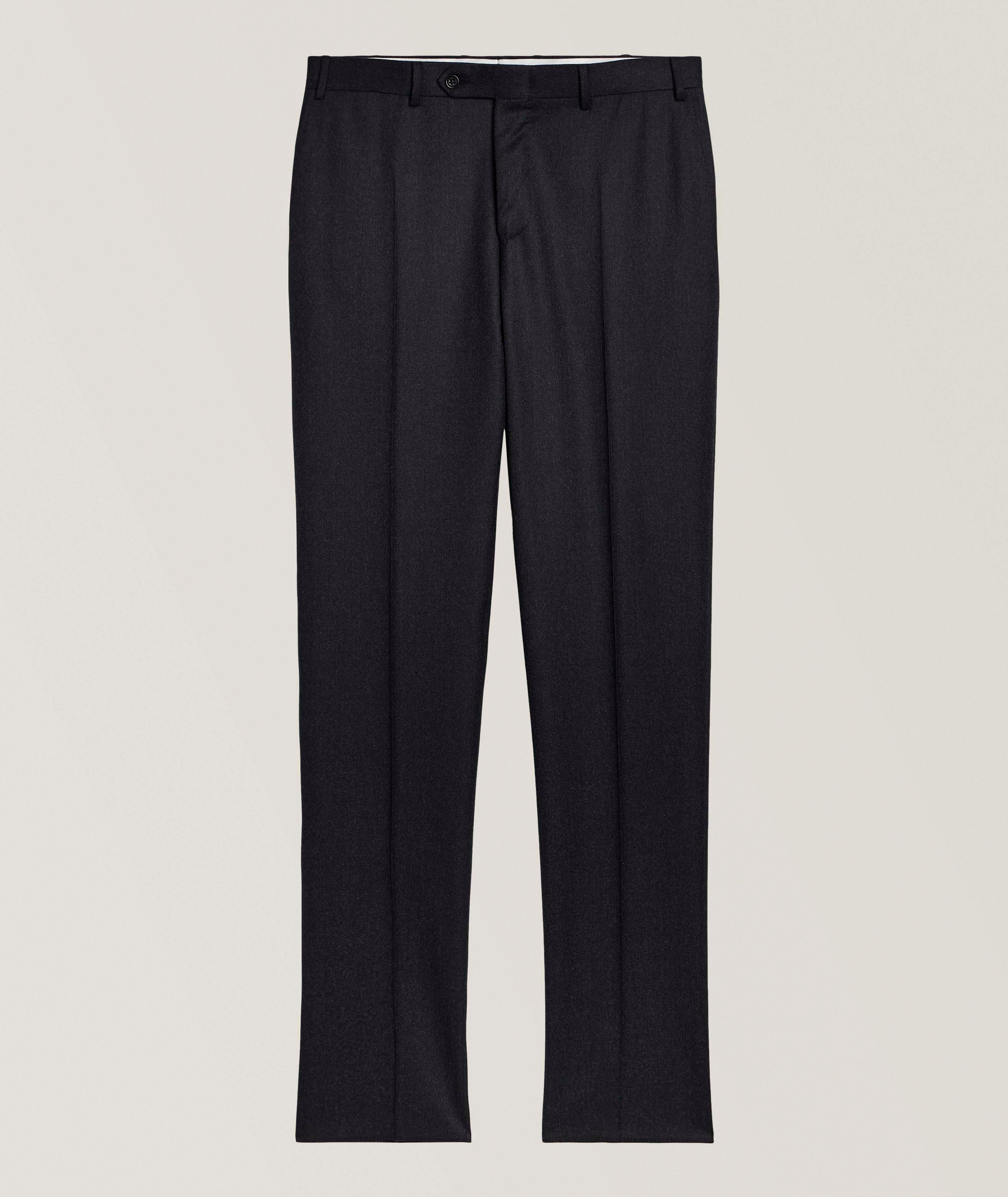 Canali Flannel Wool Dress Pants