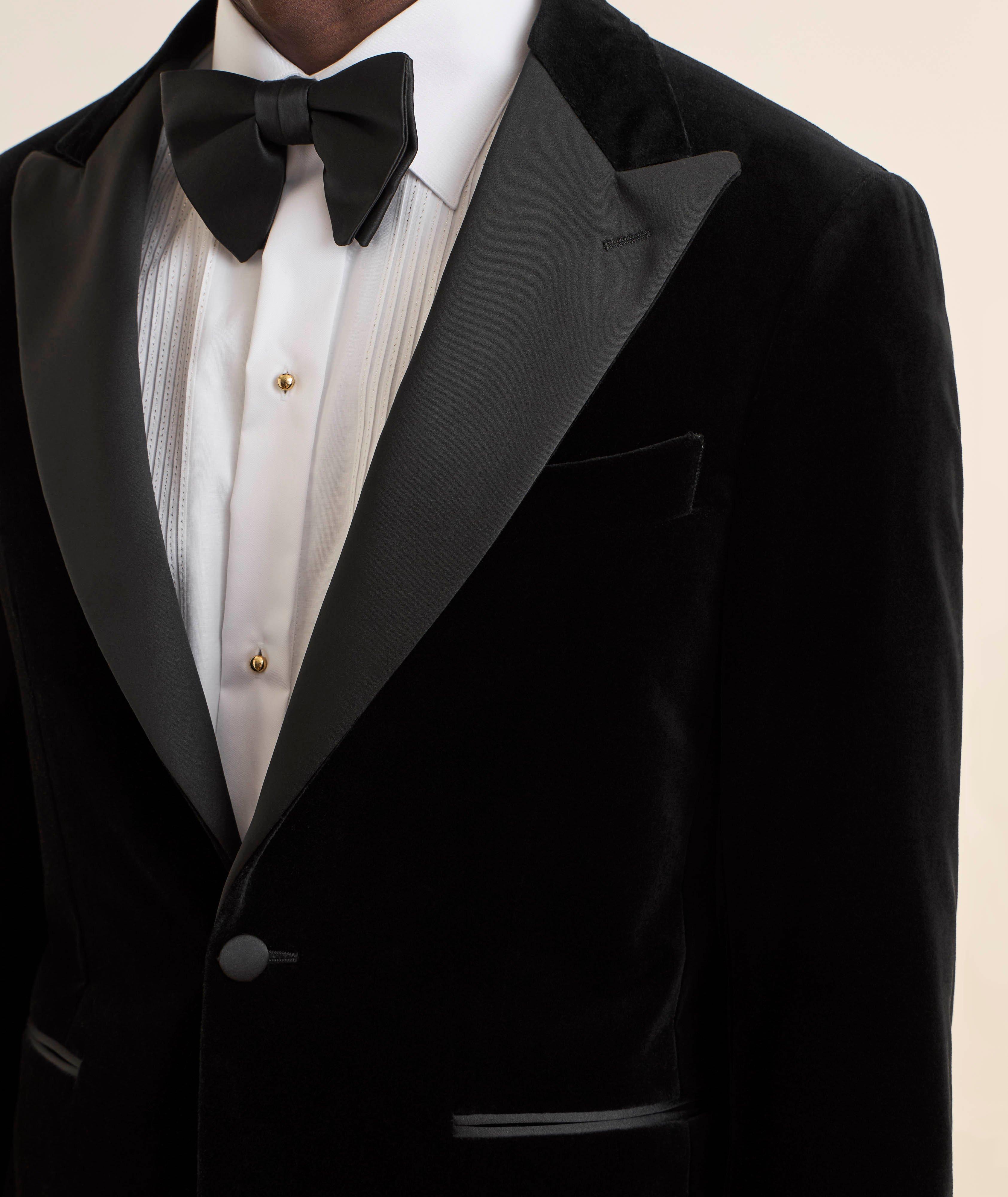 Veston smoking velours à revers pointe image 3