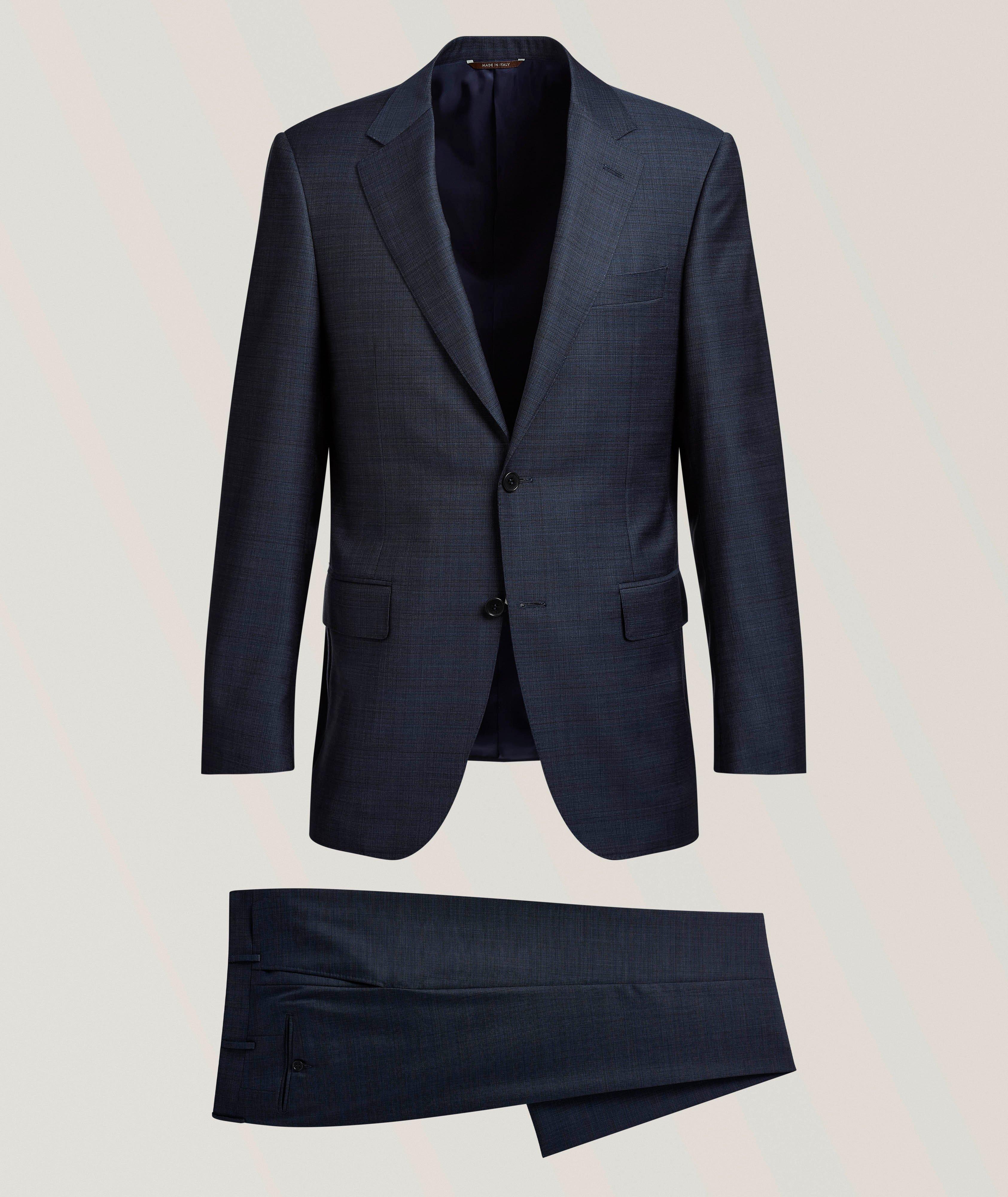 Micro-Check Wool Suit image 0