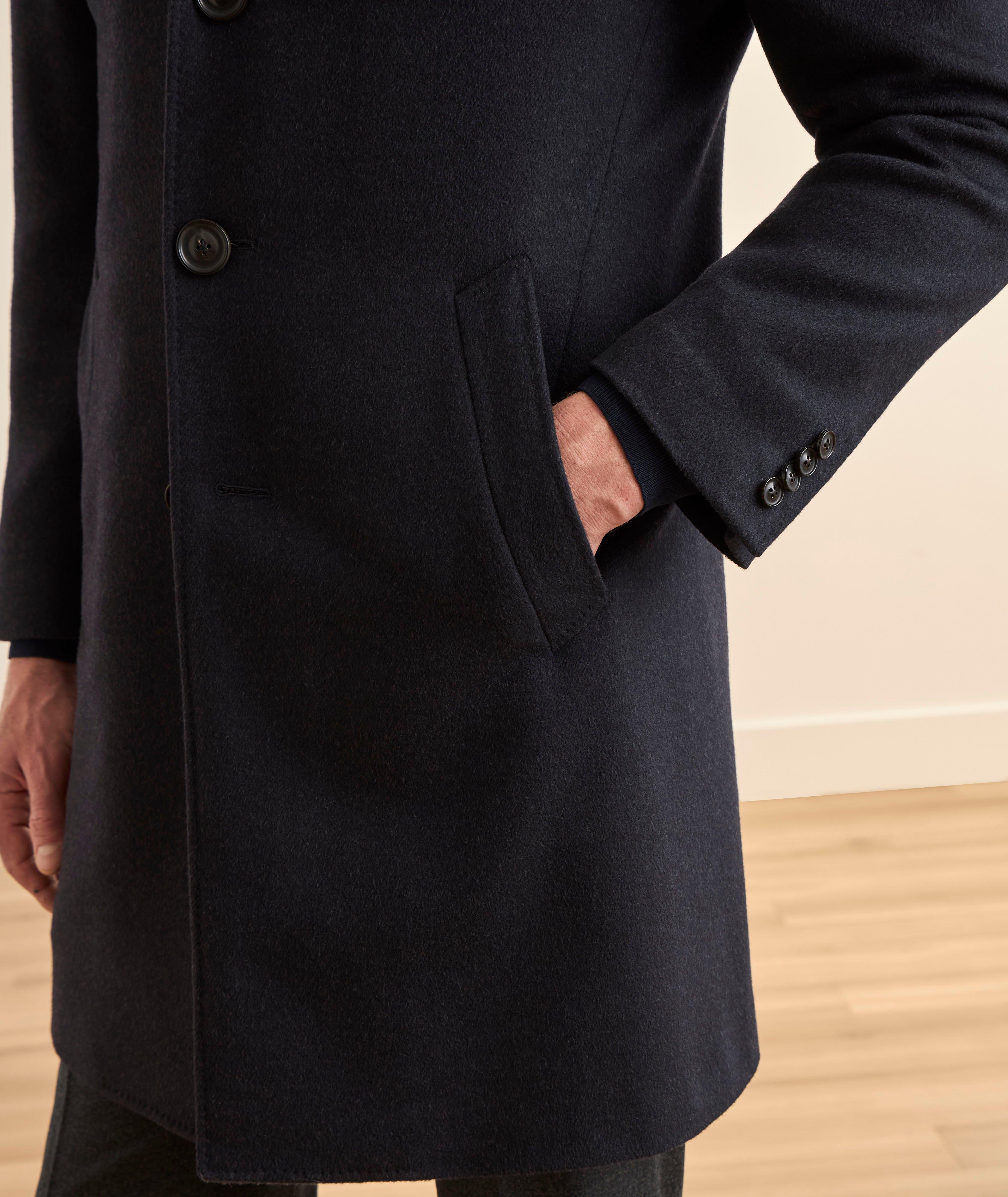 Pardessus cachemire-vison-soie image 4