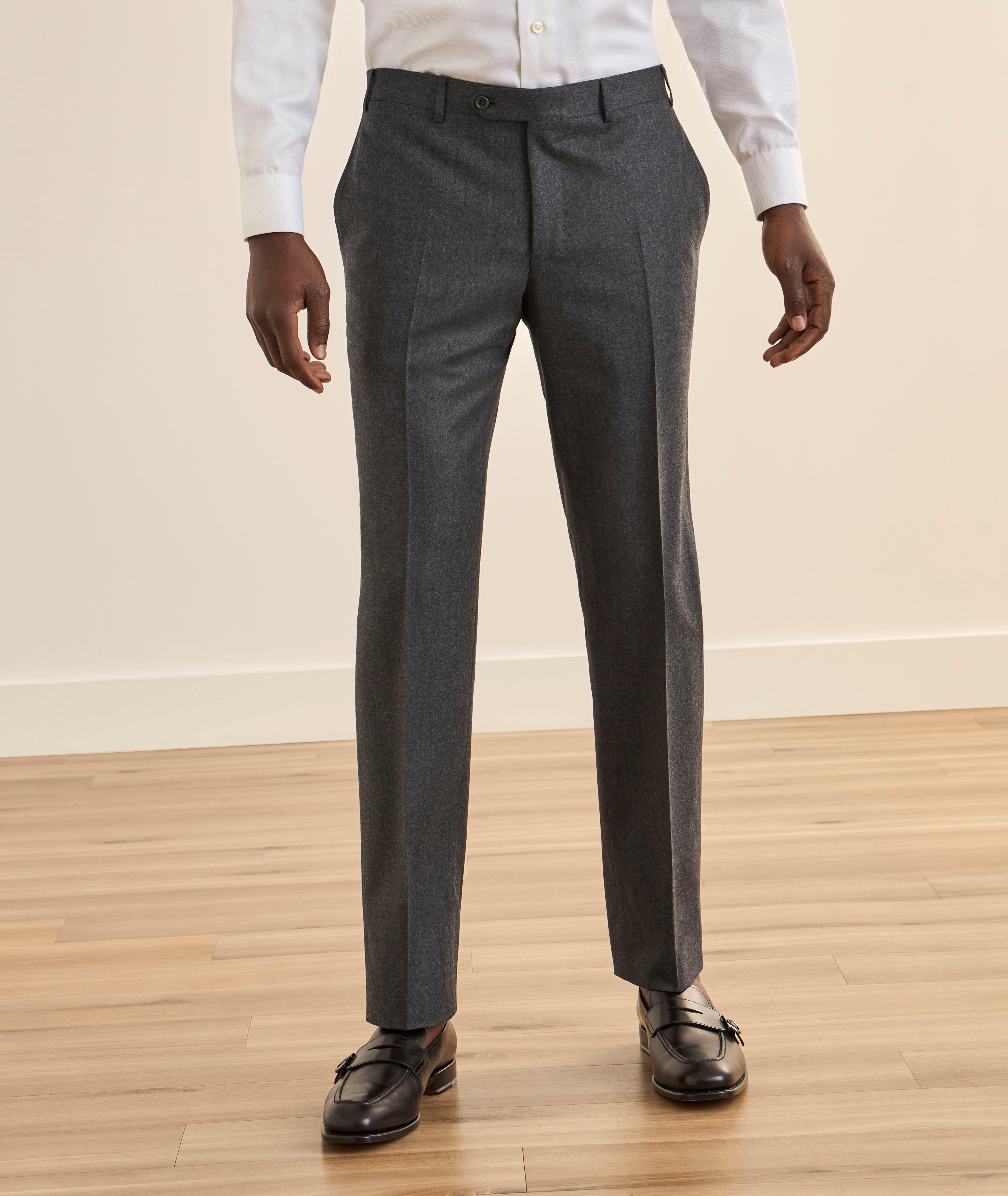 Flannel Wool Dress Pants image 1