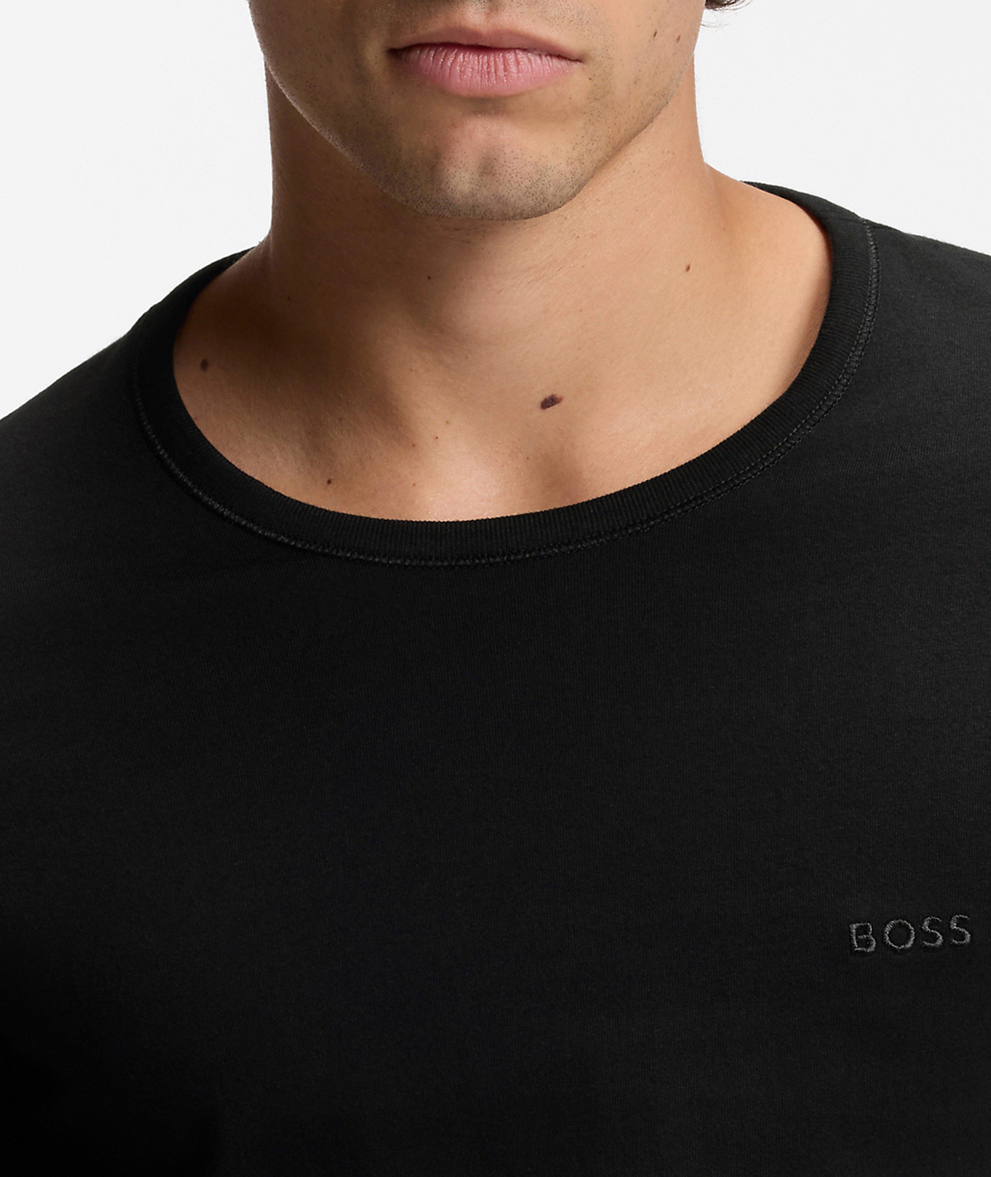 Lot de trois t-shirts coton logo brodé image 3