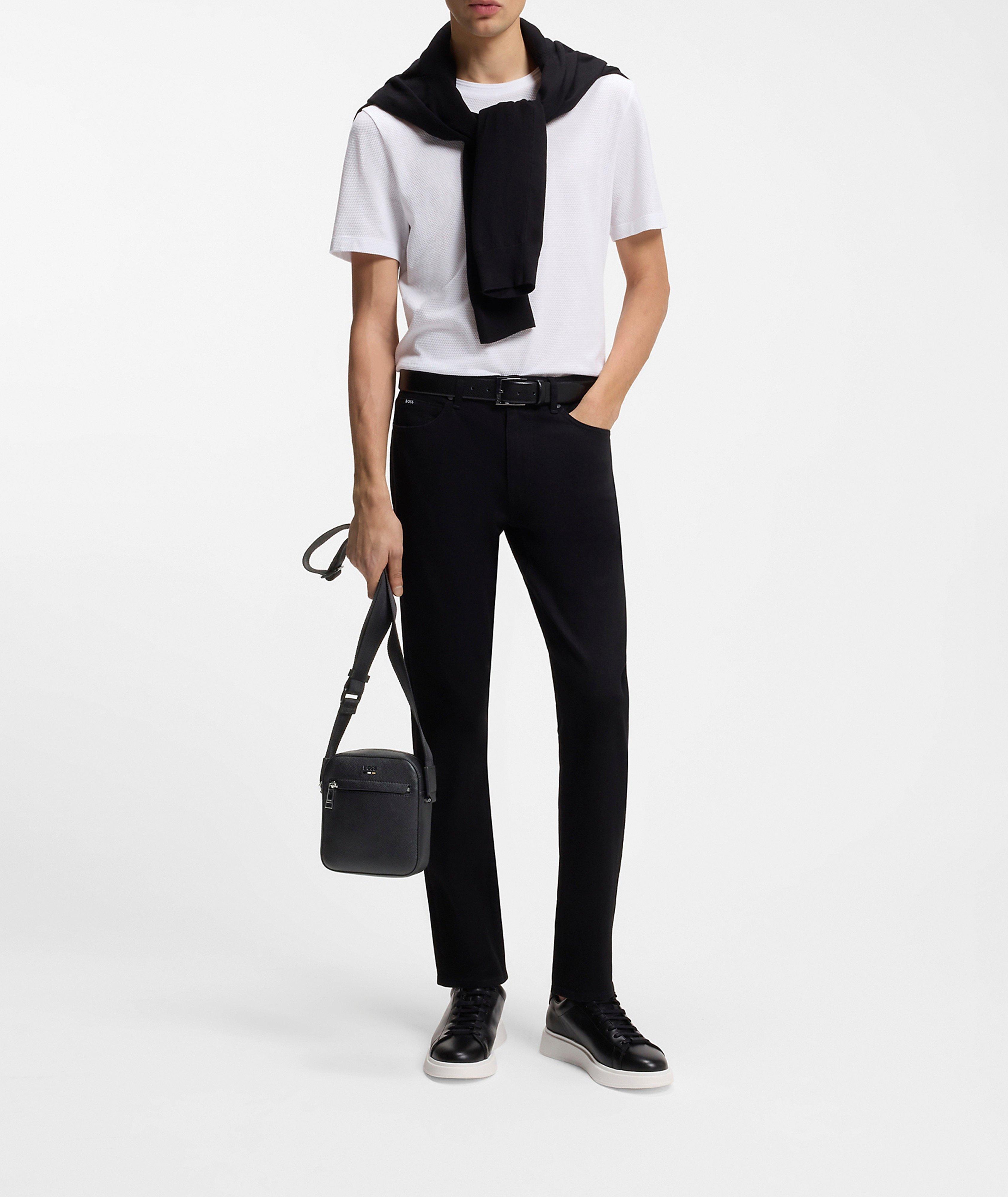 Ray Faux Leather Reporter Crossbody Bag image 6