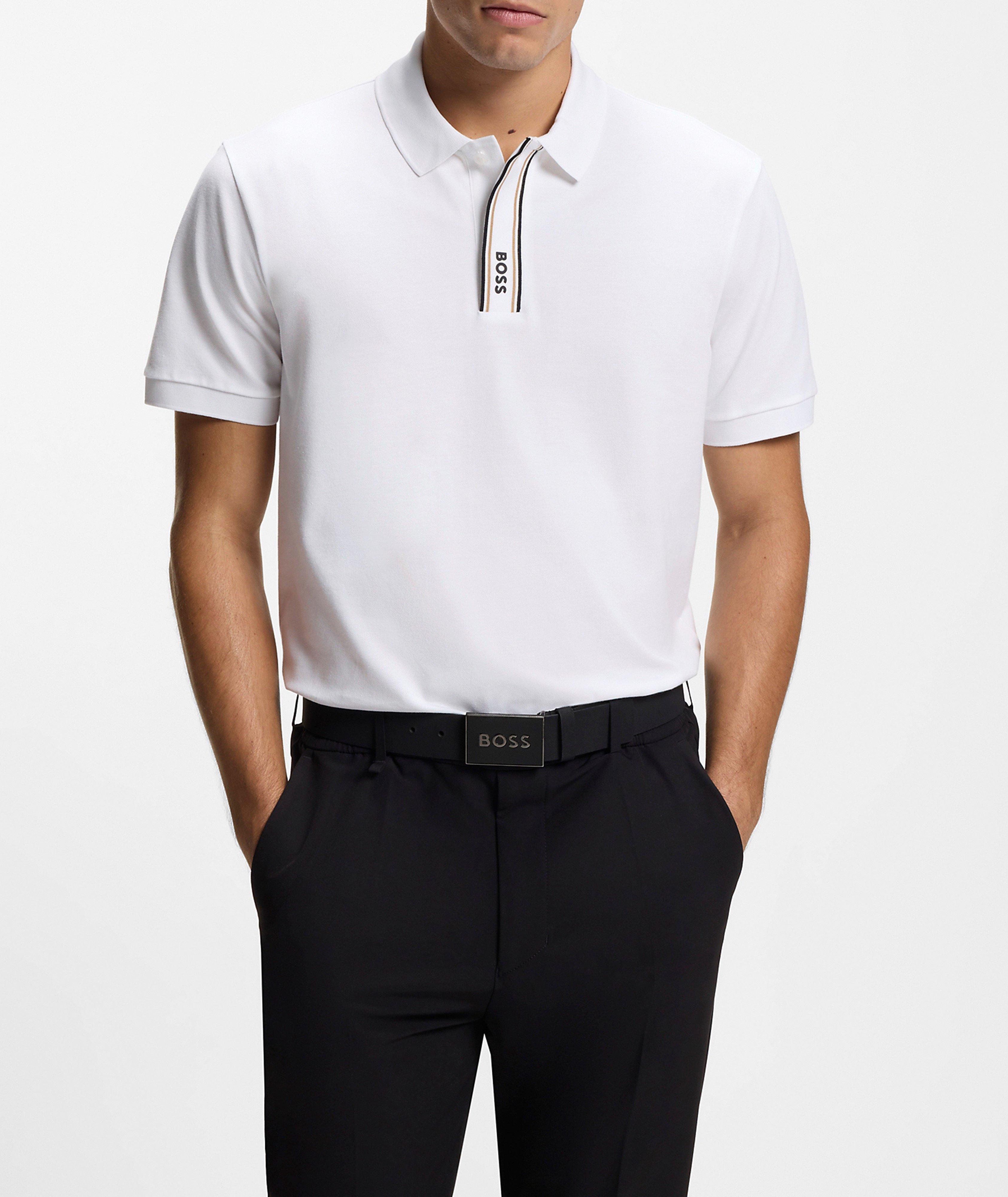 Ceinture cuir boucle plaque logo image 3