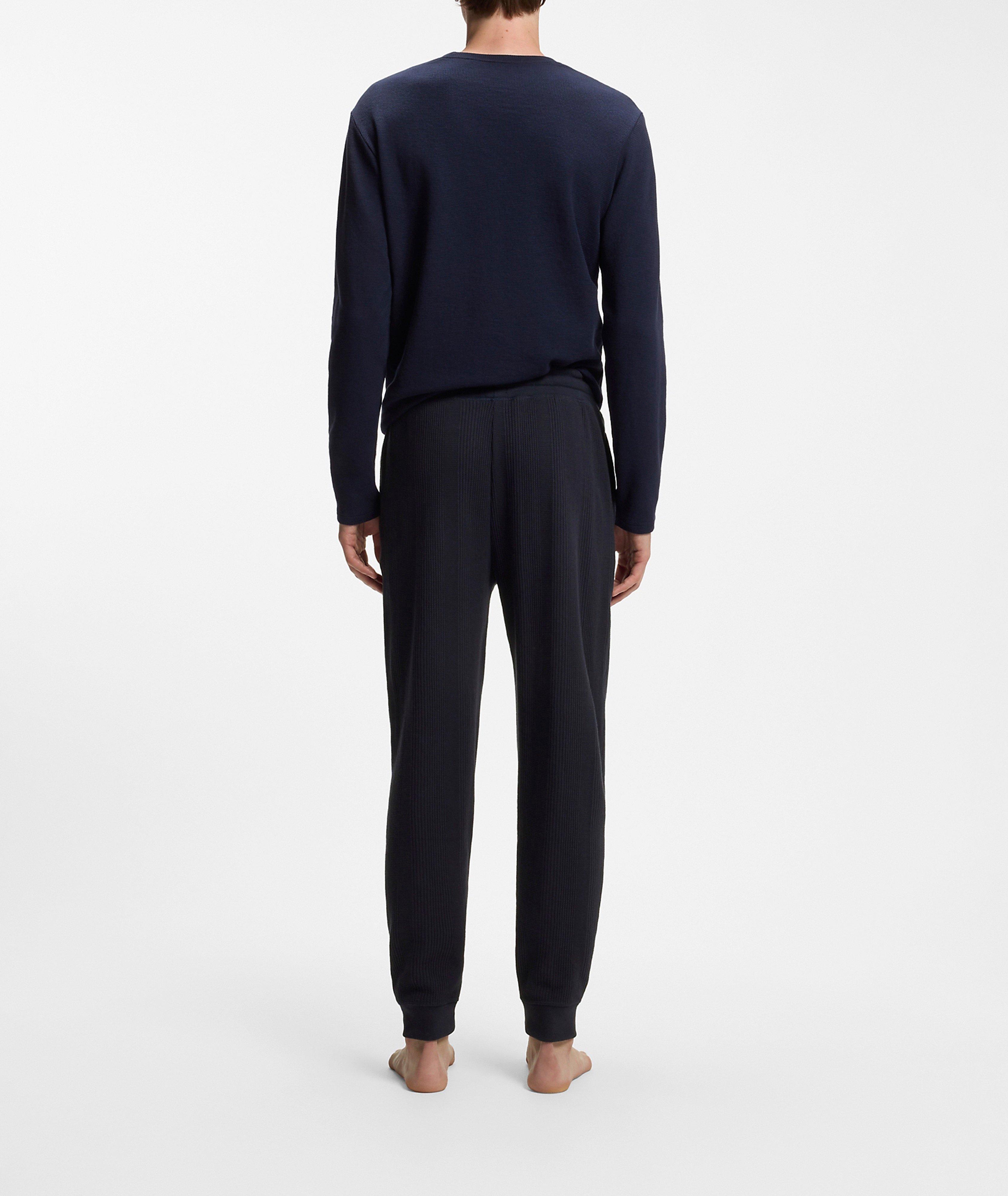 Waffle Cotton-Blend Tracksuit Pants image 2