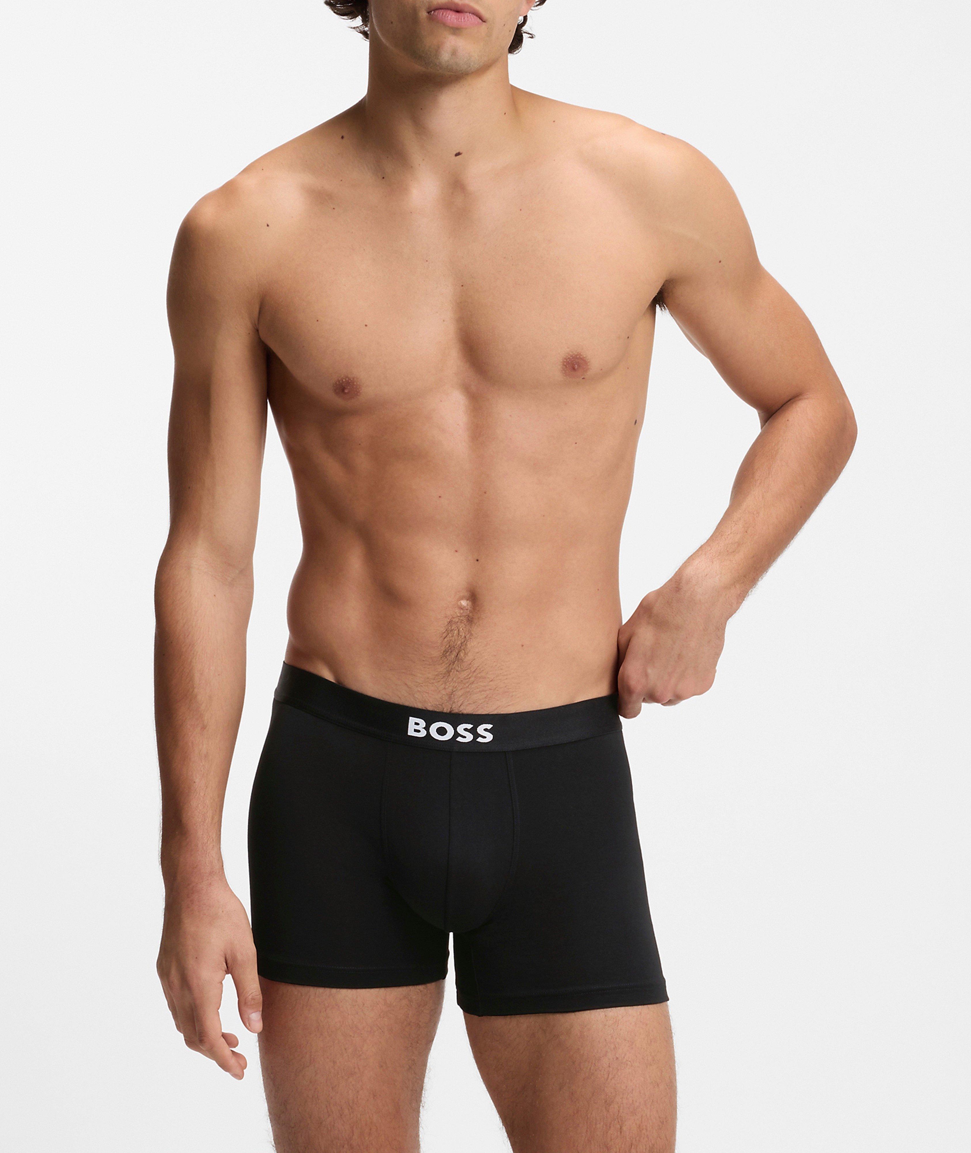 Three-Pack Stretch-Cotton Jersey Boxer Briefs  image 1