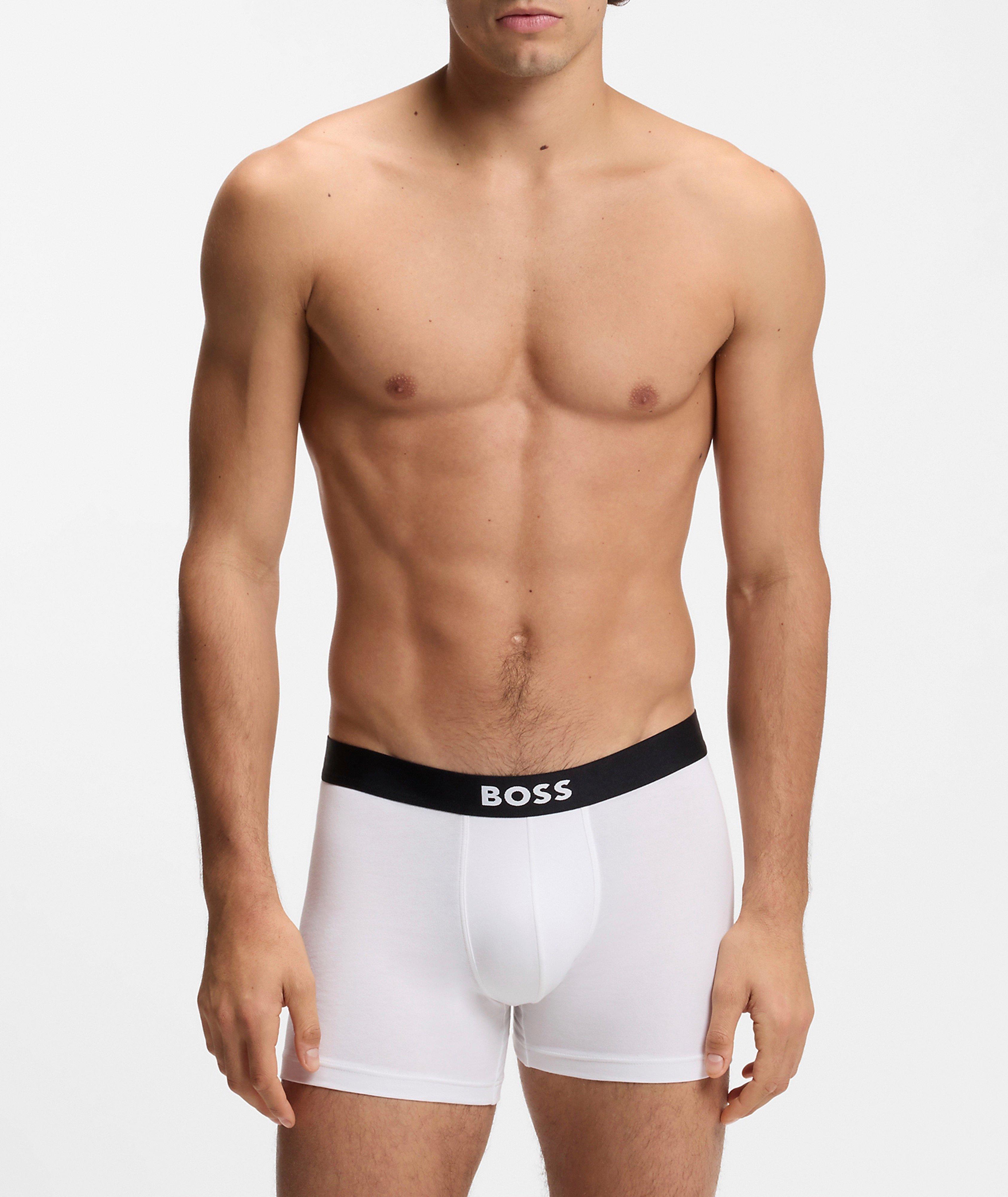 Three-Pack Stretch-Cotton Jersey Boxer Briefs  image 2