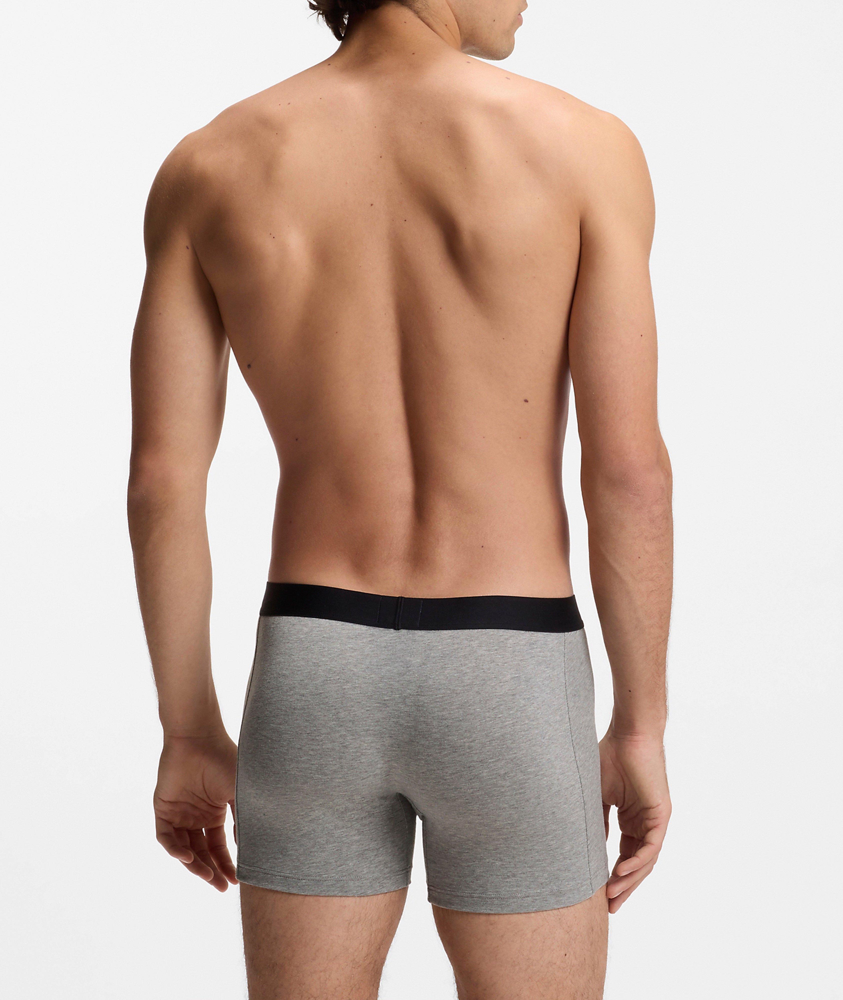Three-Pack Stretch-Cotton Jersey Boxer Briefs  image 4