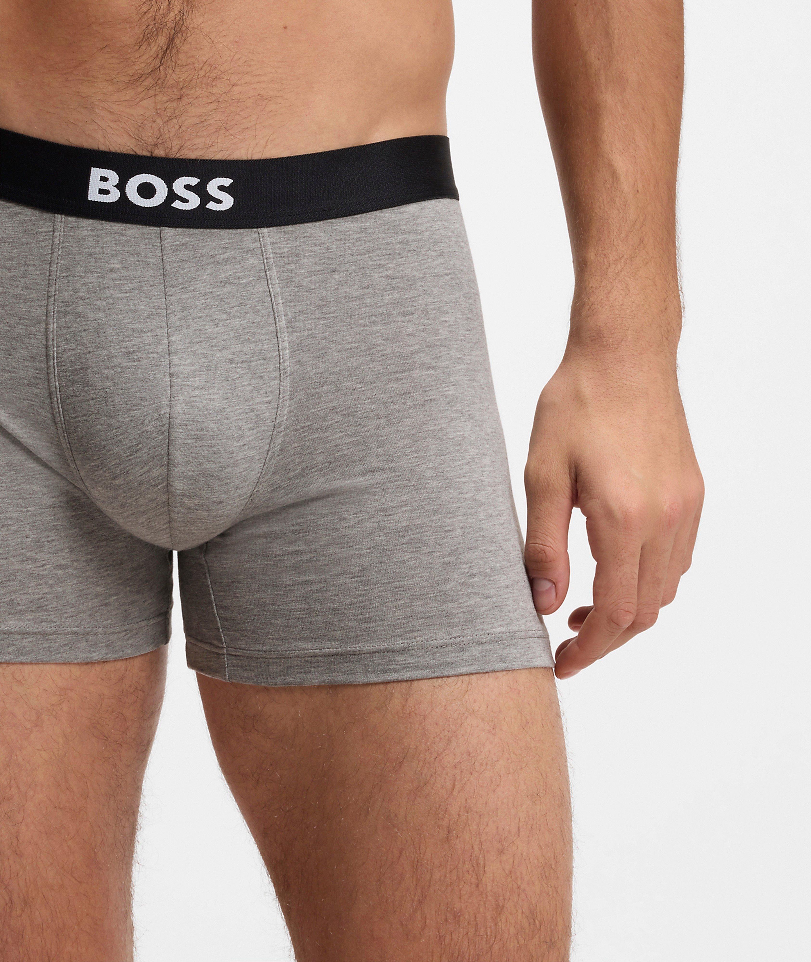 Three-Pack Stretch-Cotton Jersey Boxer Briefs  image 5