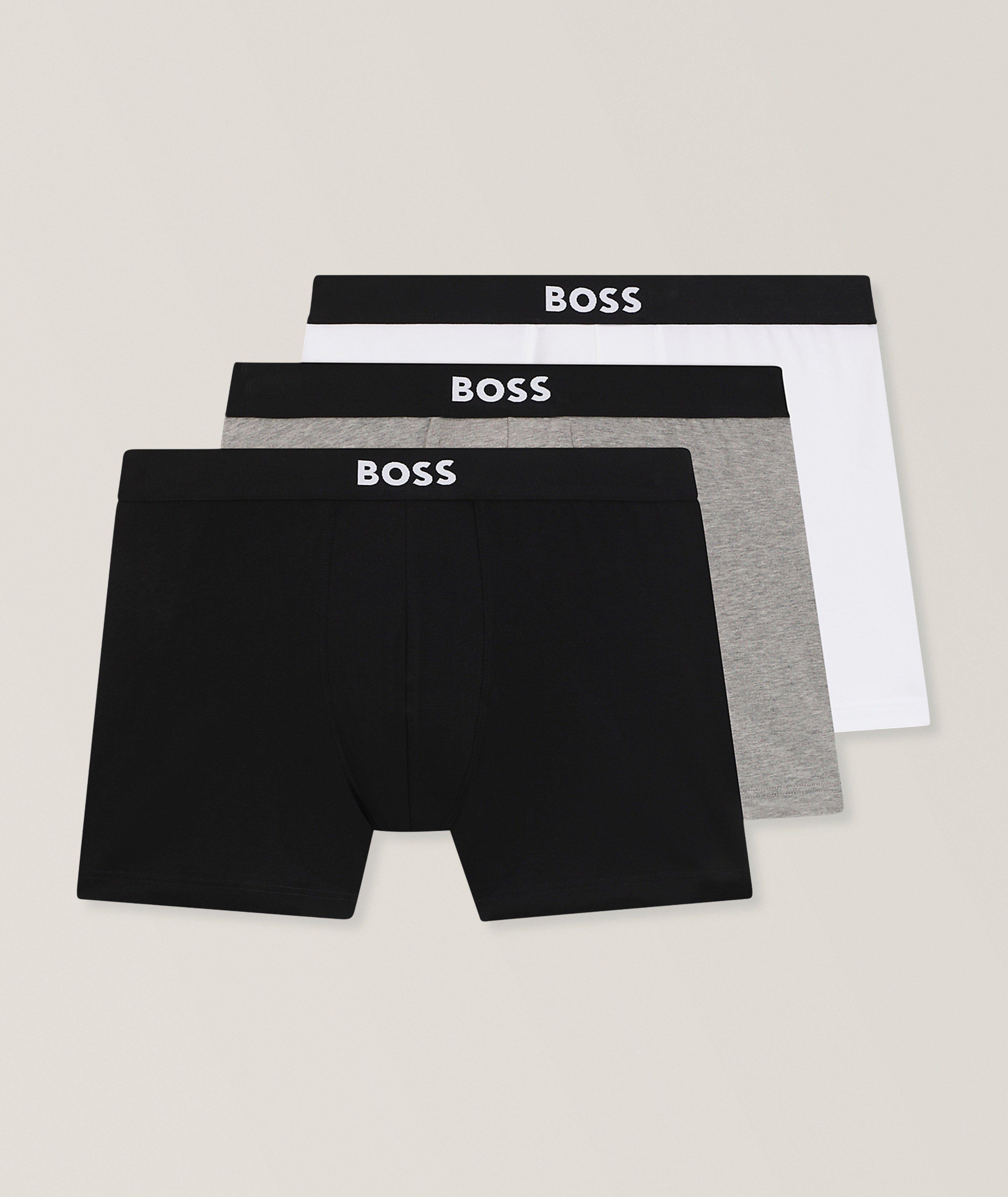 Three-Pack Stretch-Cotton Jersey Boxer Briefs  image 0