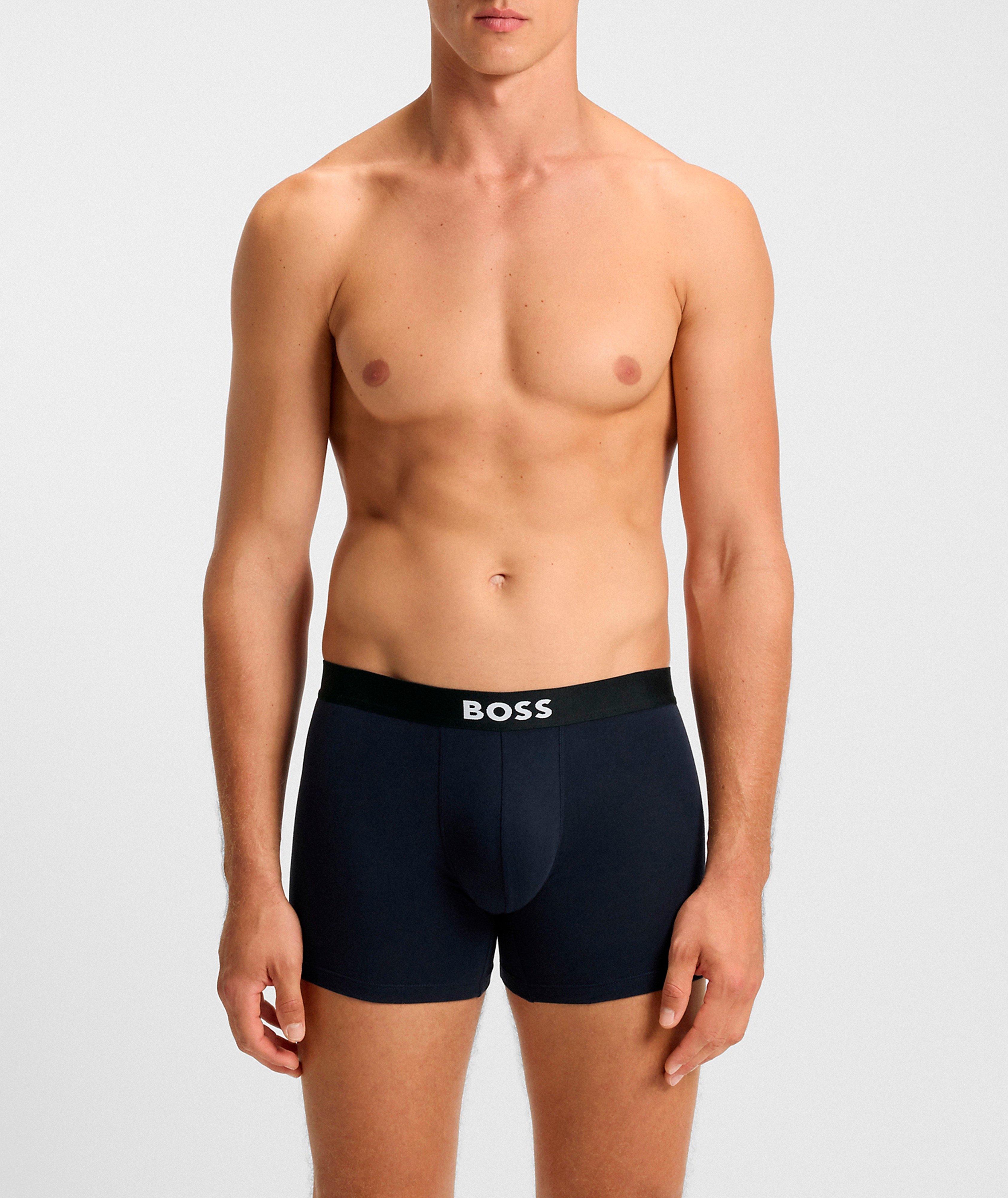 Lot de trois boxers coton extensible à carreaux image 2