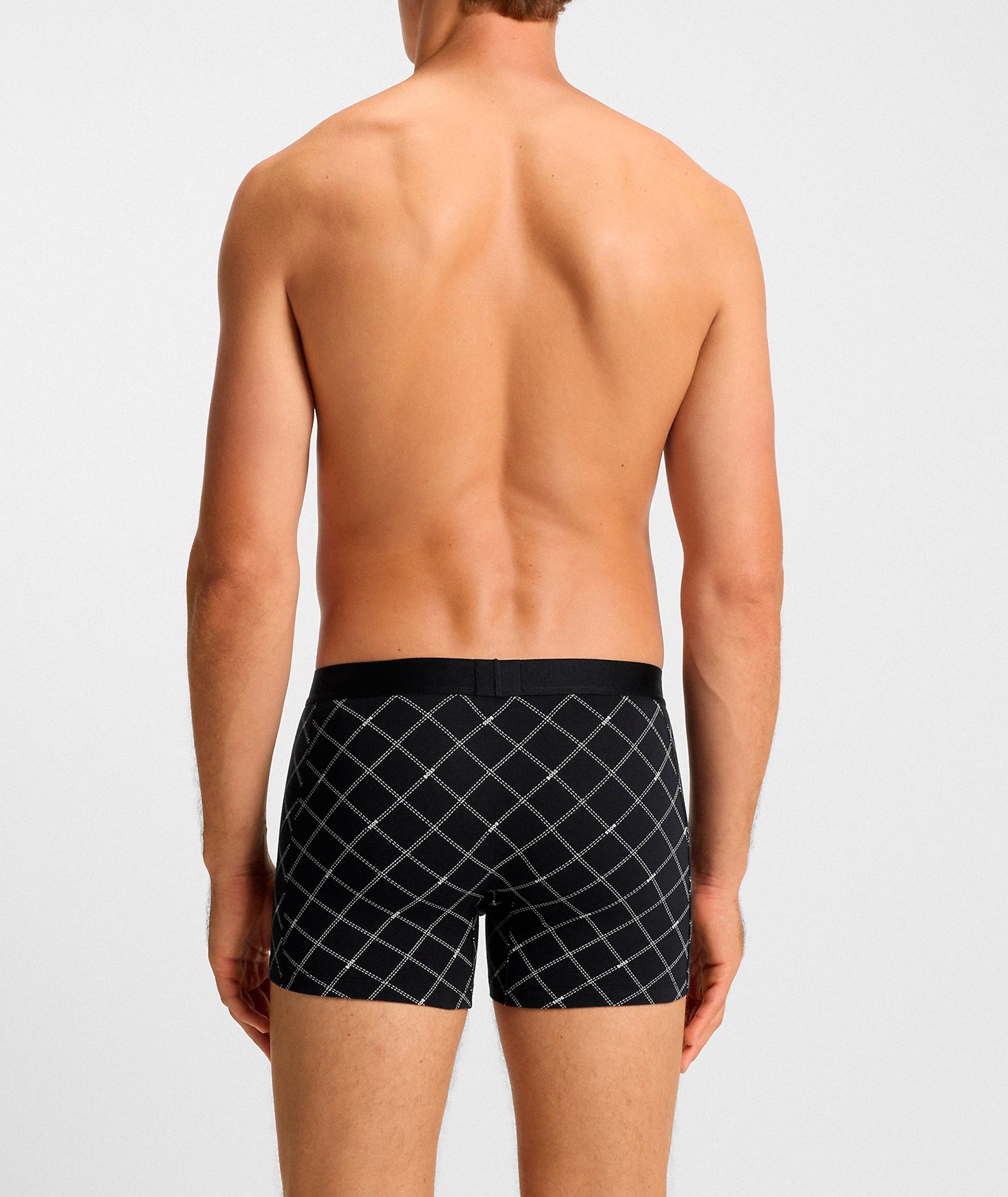 Lot de trois boxers coton extensible à carreaux image 4