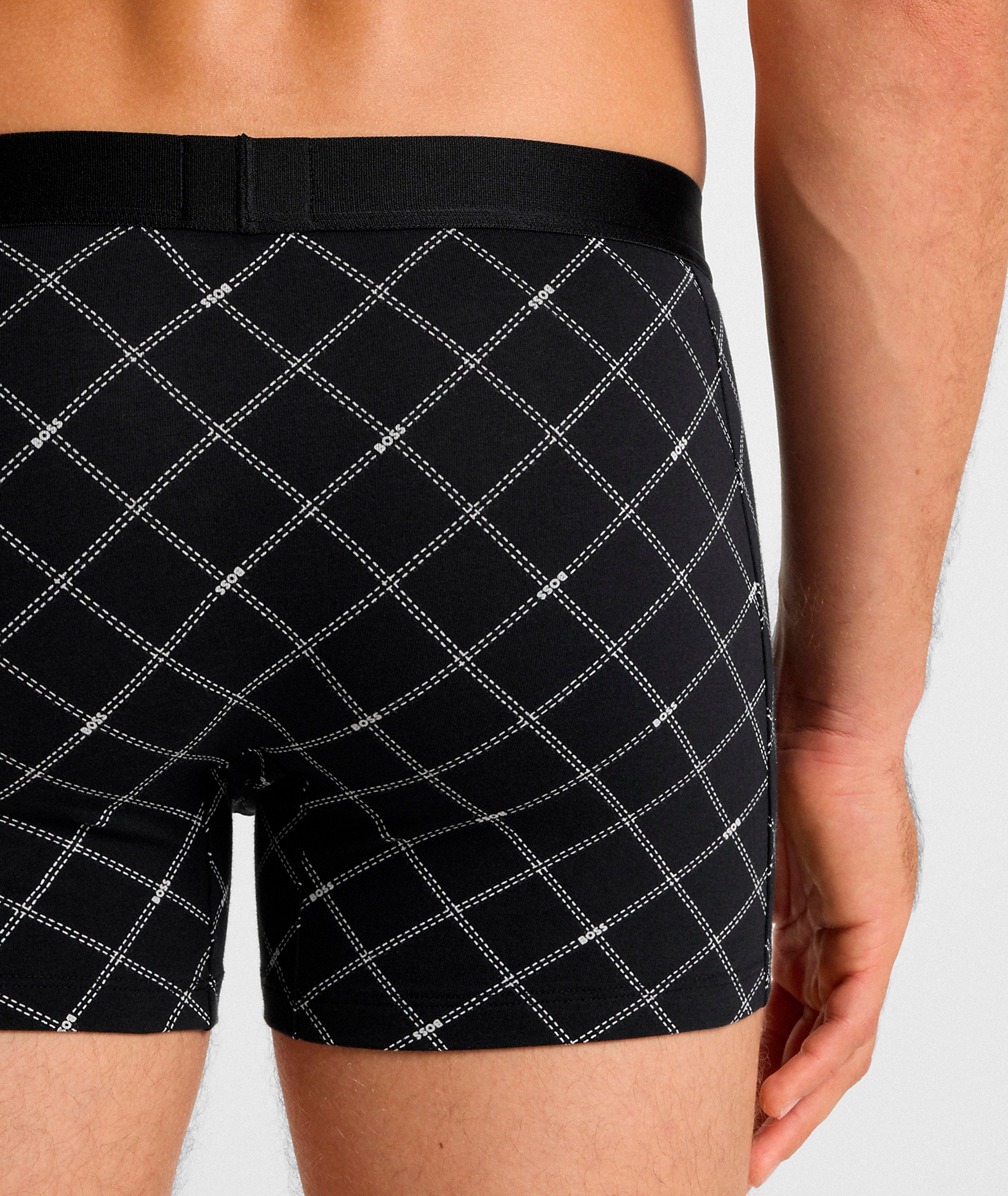 Lot de trois boxers coton extensible à carreaux image 6