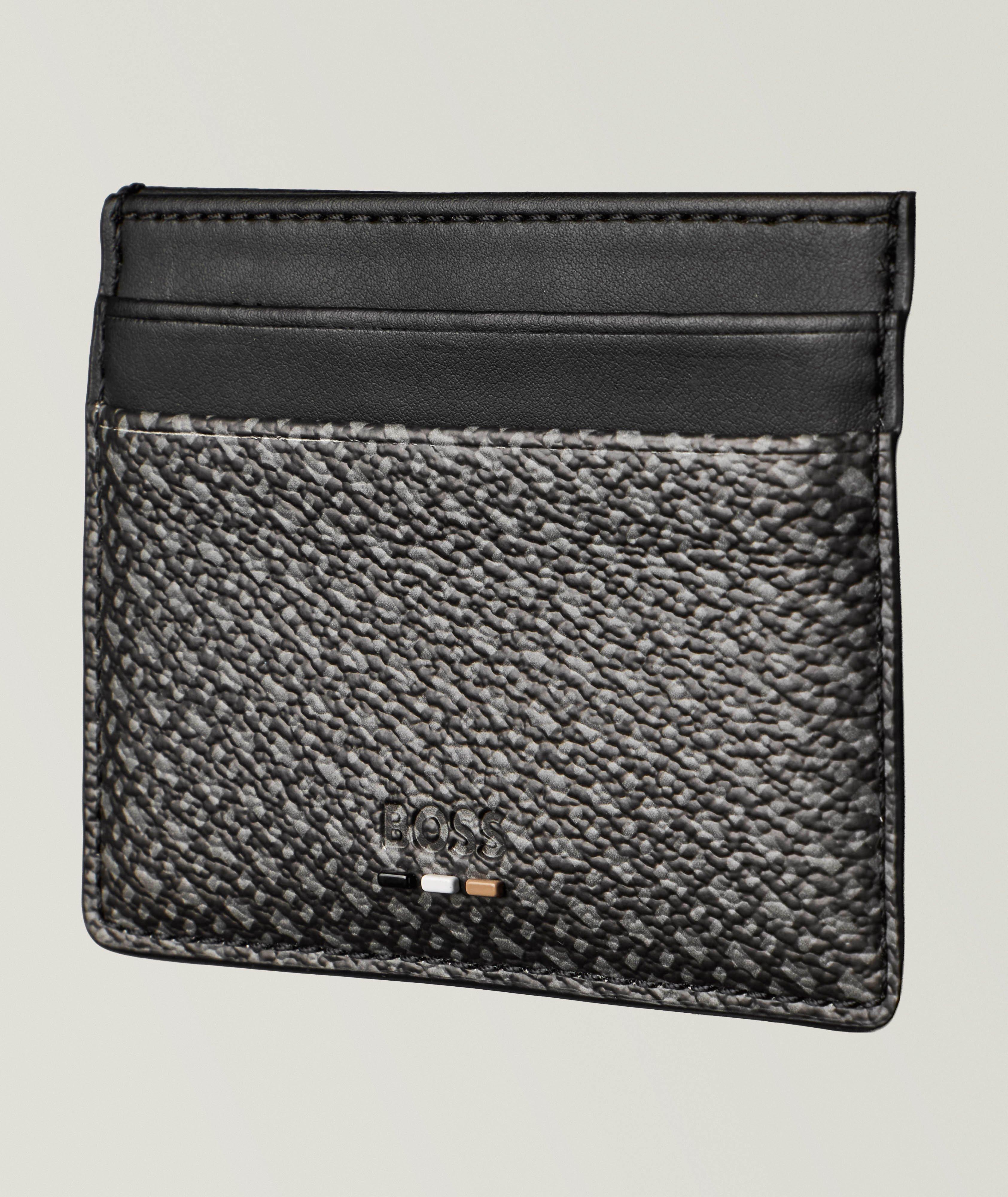 Faux Leather Monogrammed Cardholder image 0