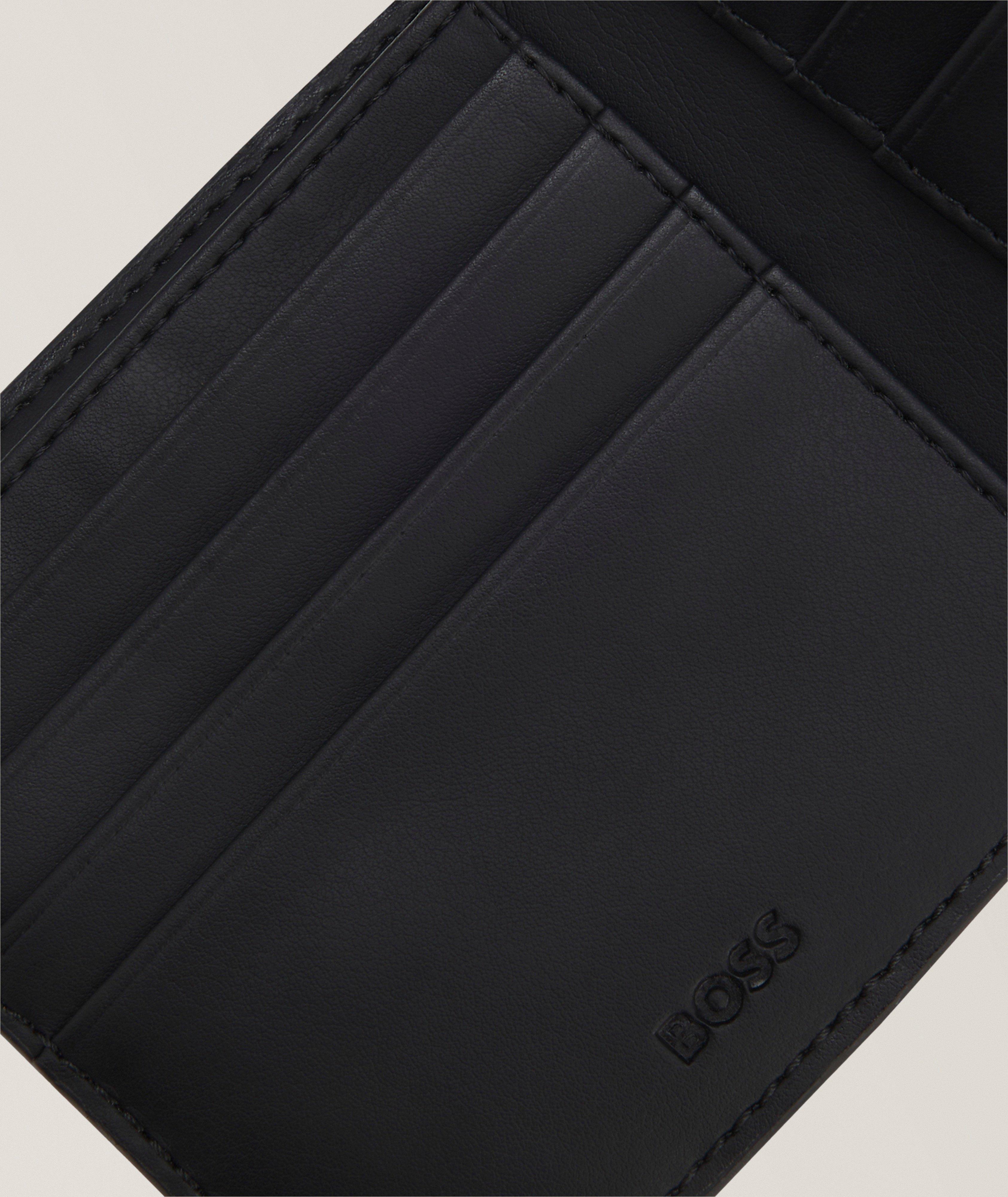 Portefeuille plié monogramme en simili cuir Ray image 3