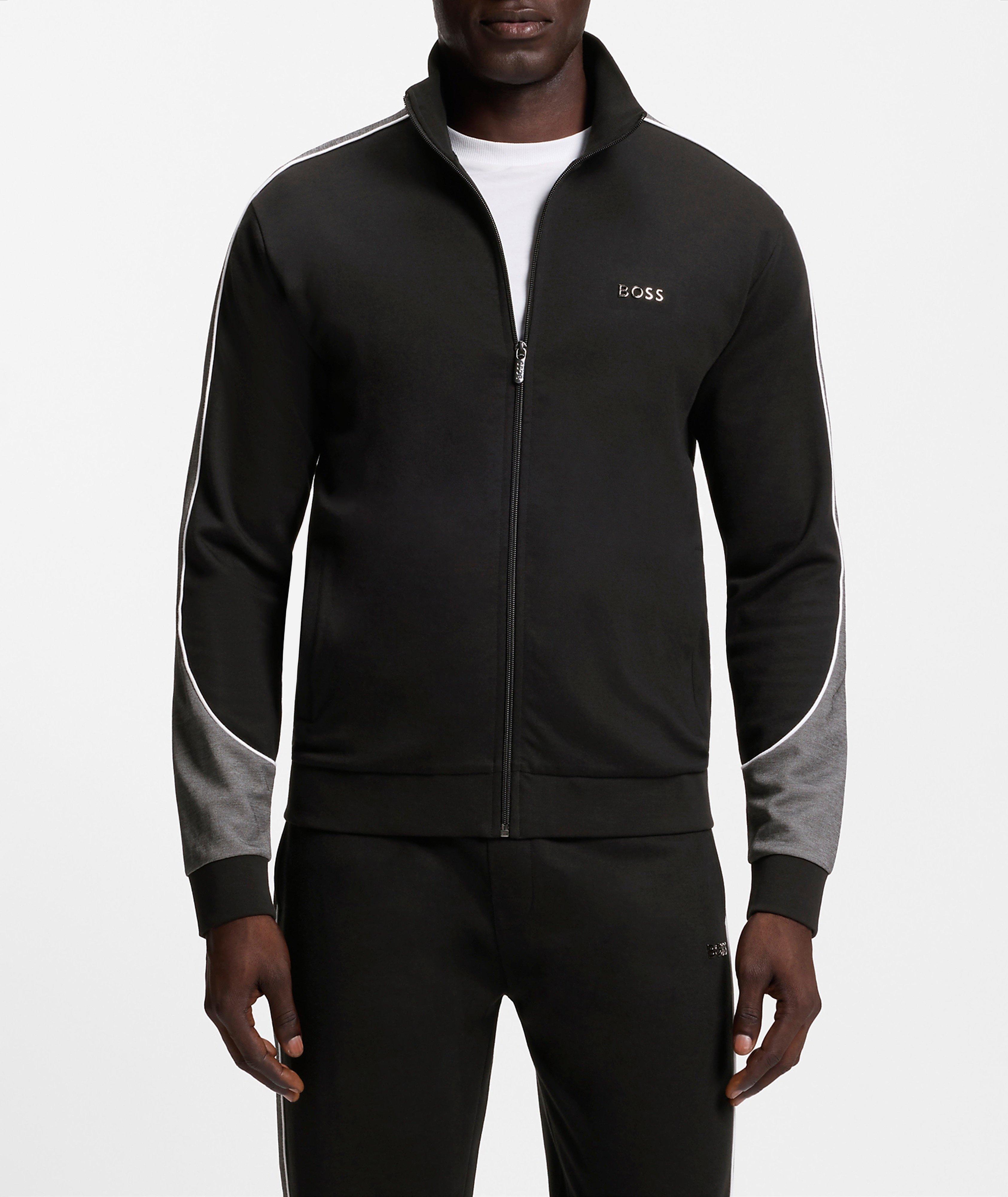 Colourblock Cotton-Blend Tracksuit Jacket  image 1