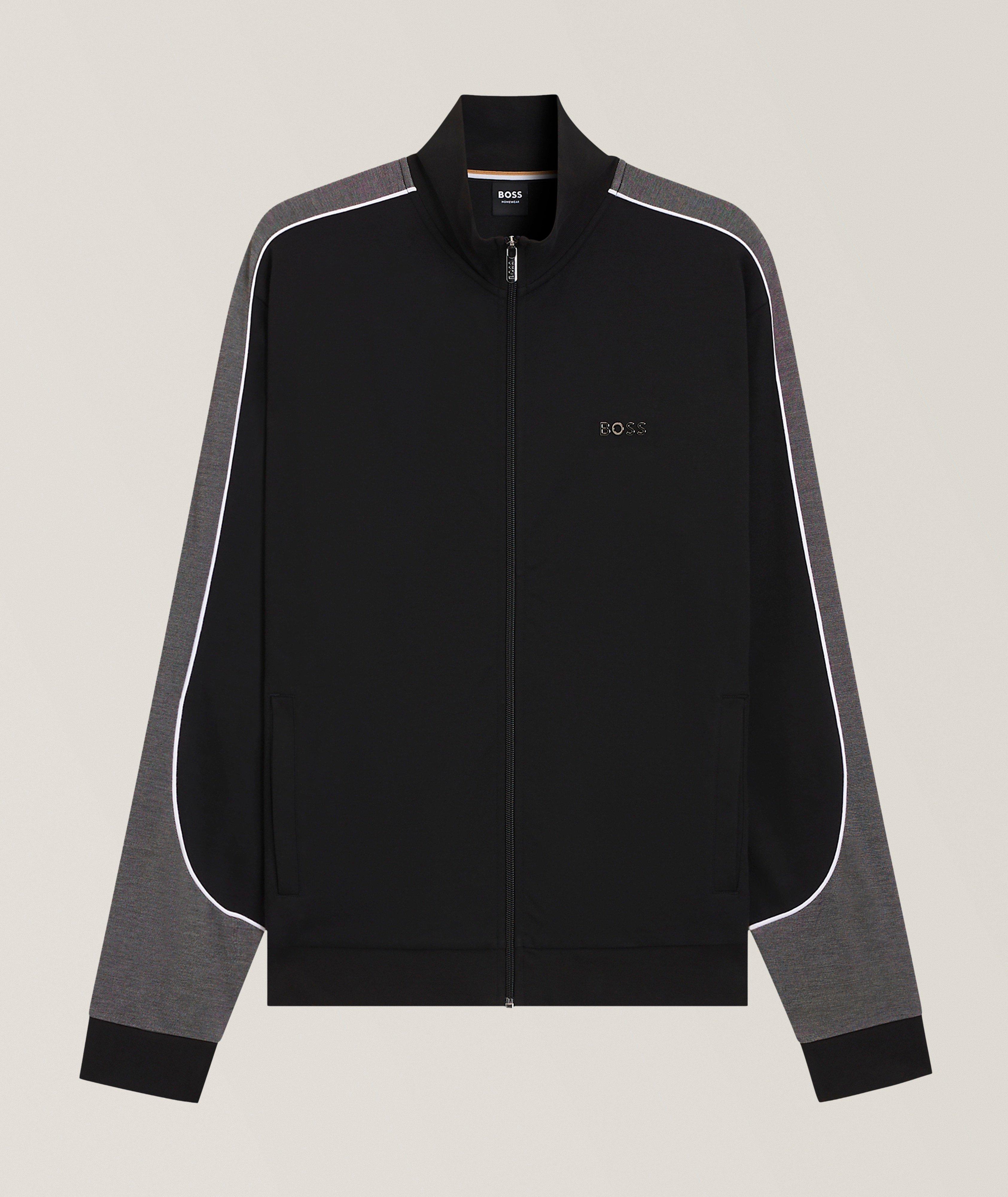 Colourblock Cotton-Blend Tracksuit Jacket  image 0