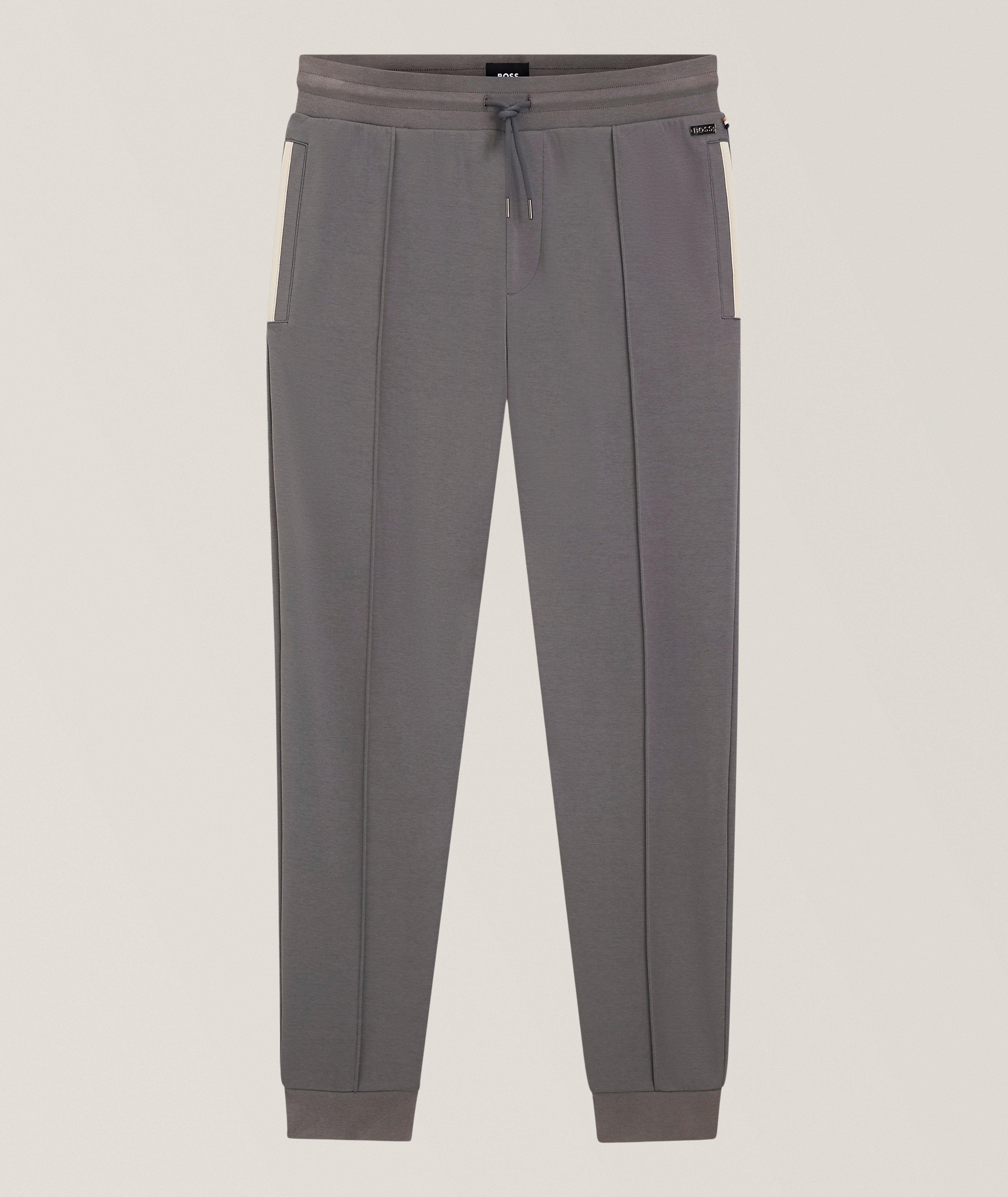 BOSS Sense Contrast-Binding Tracksuit Pants