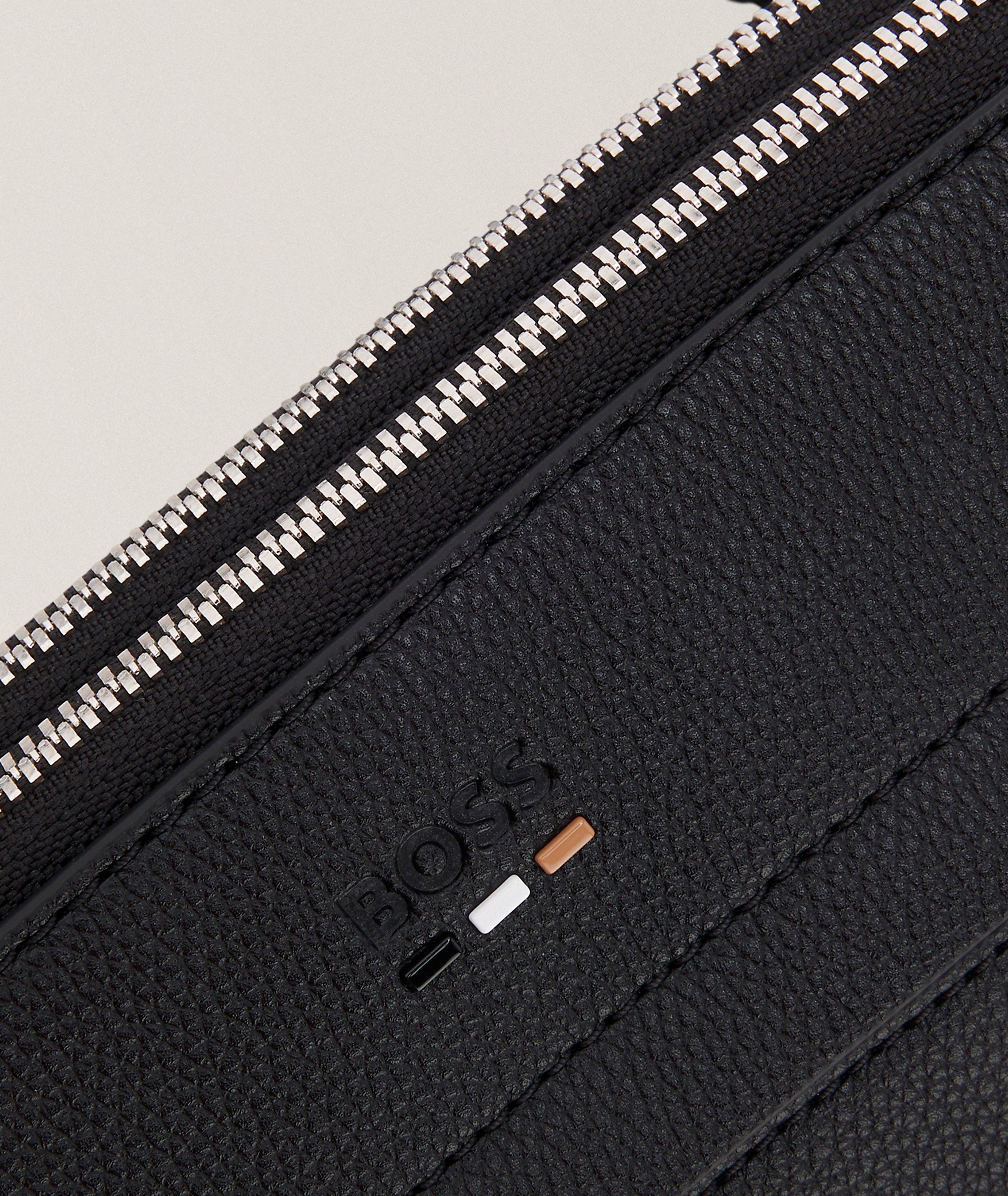 Sac enveloppe en simili cuir double fermeture glissière Ray image 3