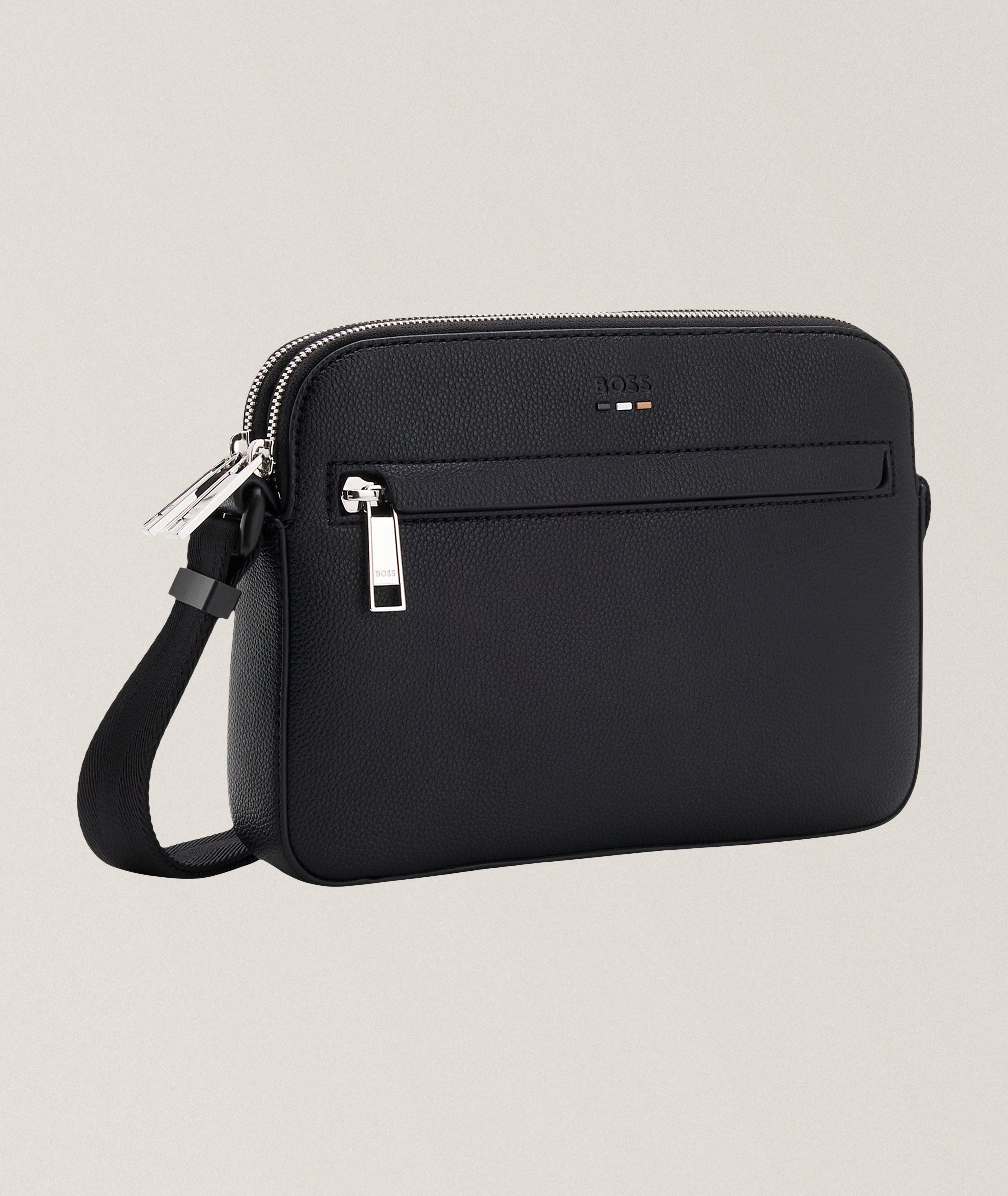 Sac enveloppe en simili cuir double fermeture glissière Ray image 4