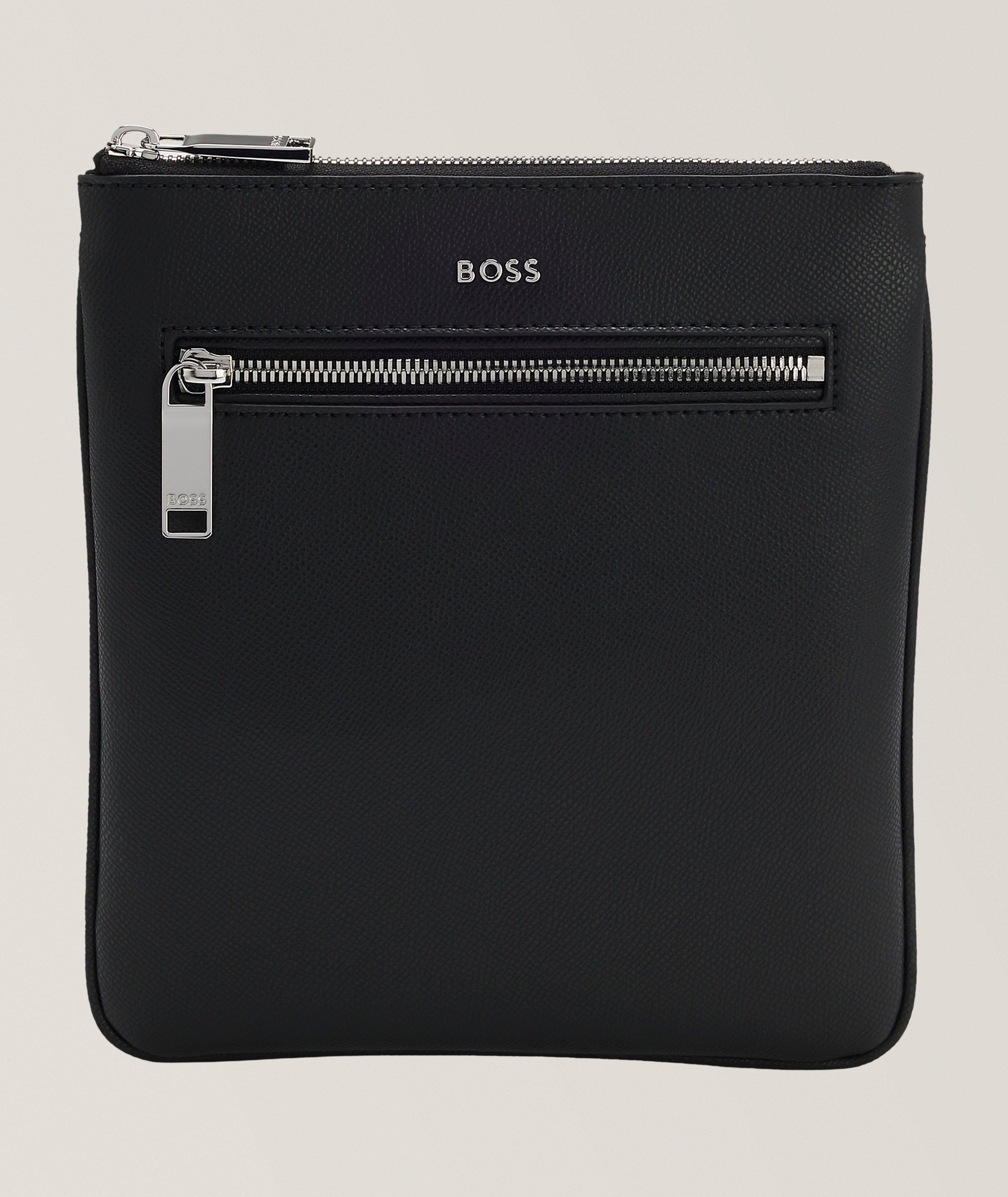 BOSS Sac enveloppe en cuir Daxter