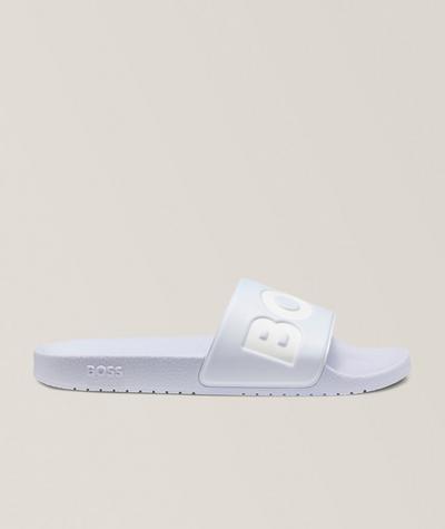 BOSS - Aryeh Logo Rubber Slides 