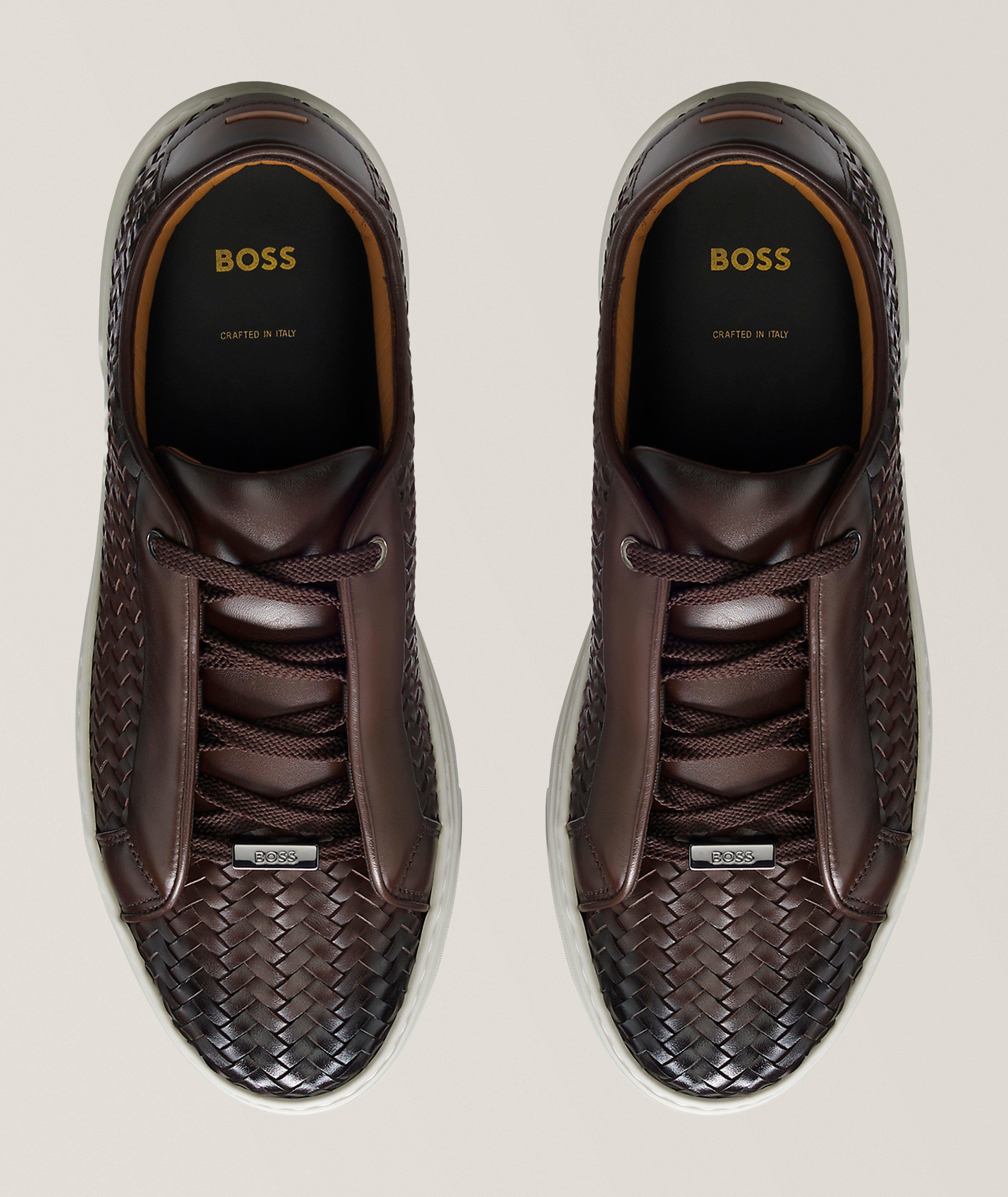 Gary Woven Leather Sneakers image 1