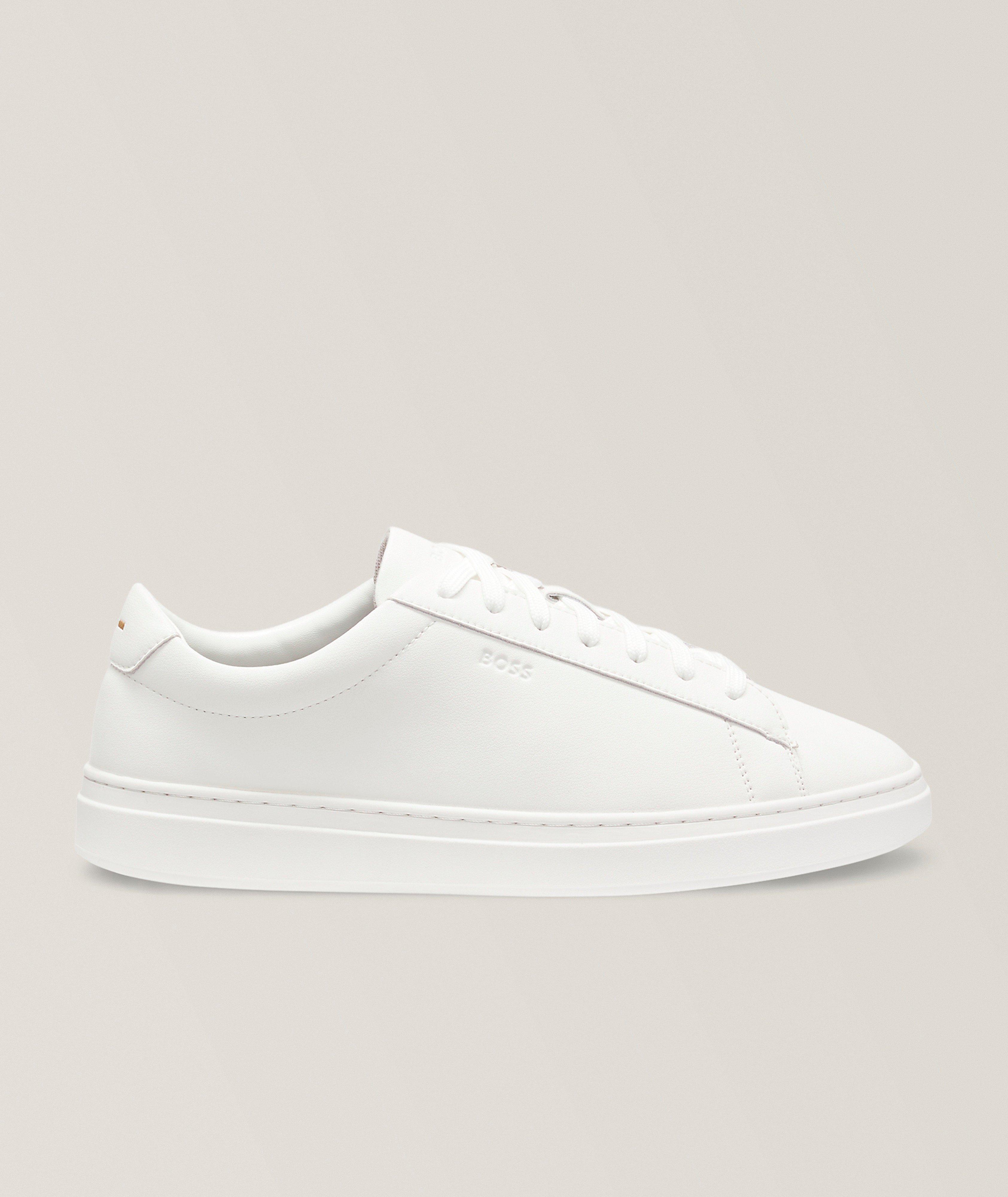 Kieran Leather Tennis Sneakers image 0