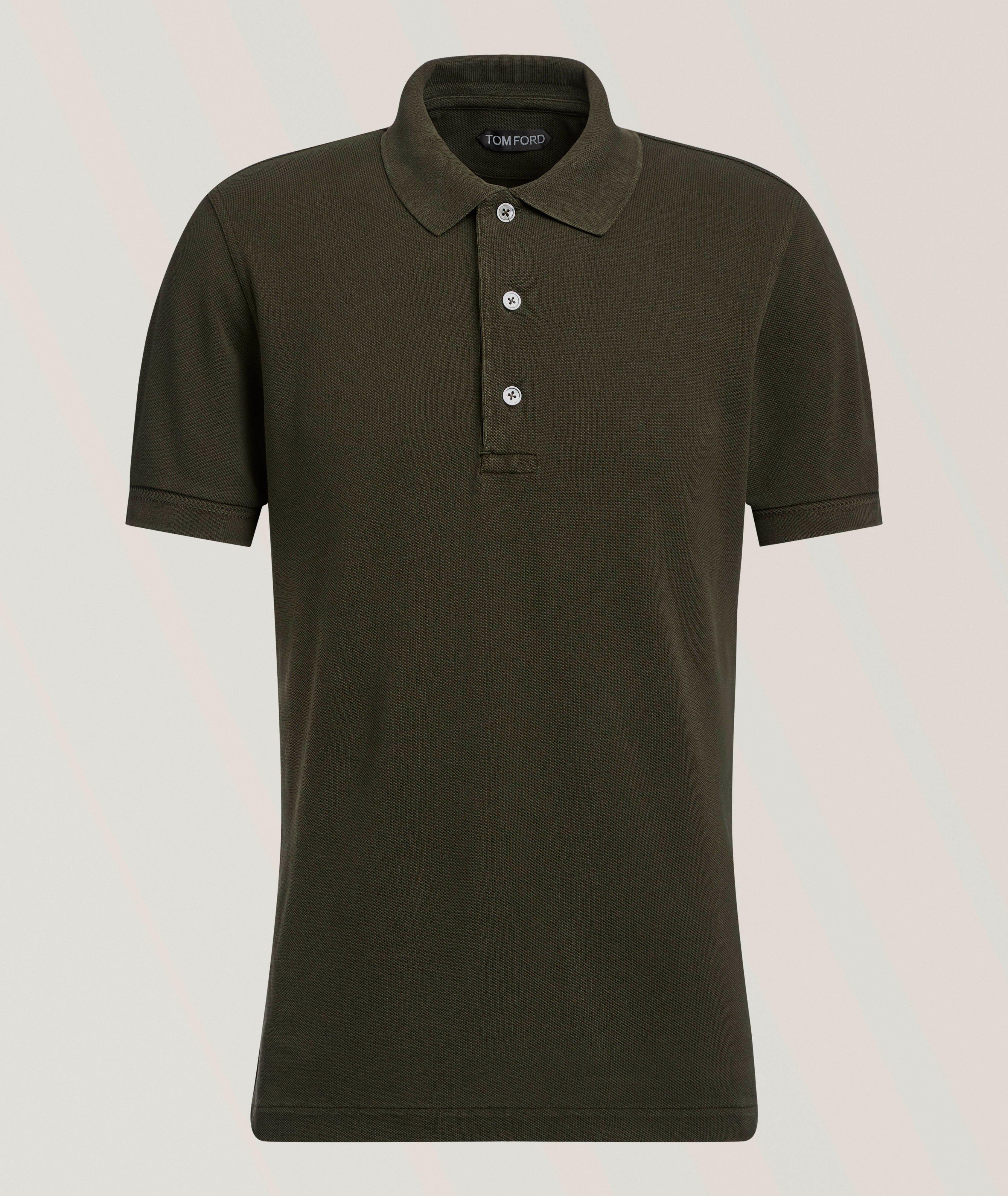 Lyocell-Cotton Piqué Polo  image 0
