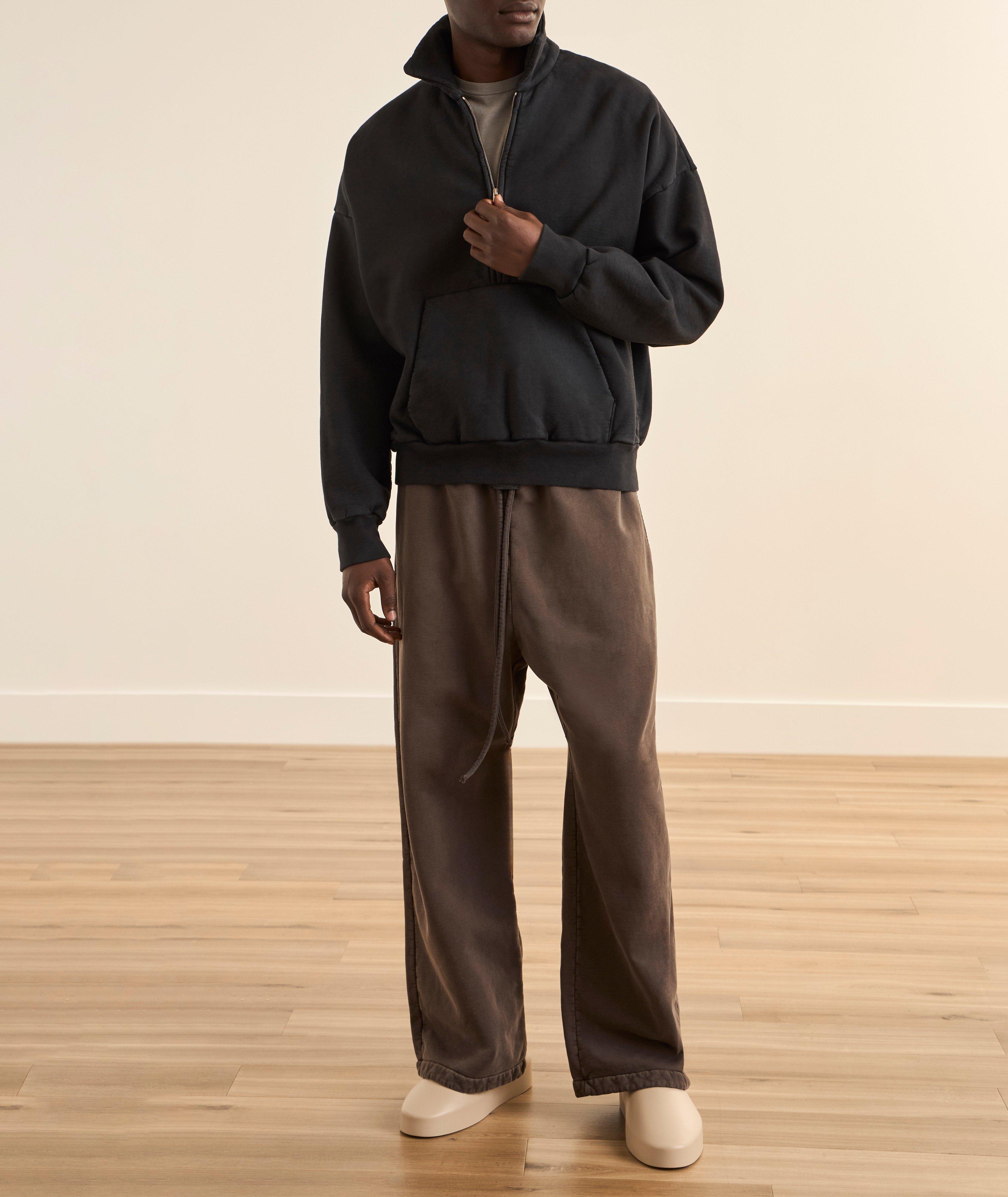 Wide-Leg Cotton Sweatpants image 4