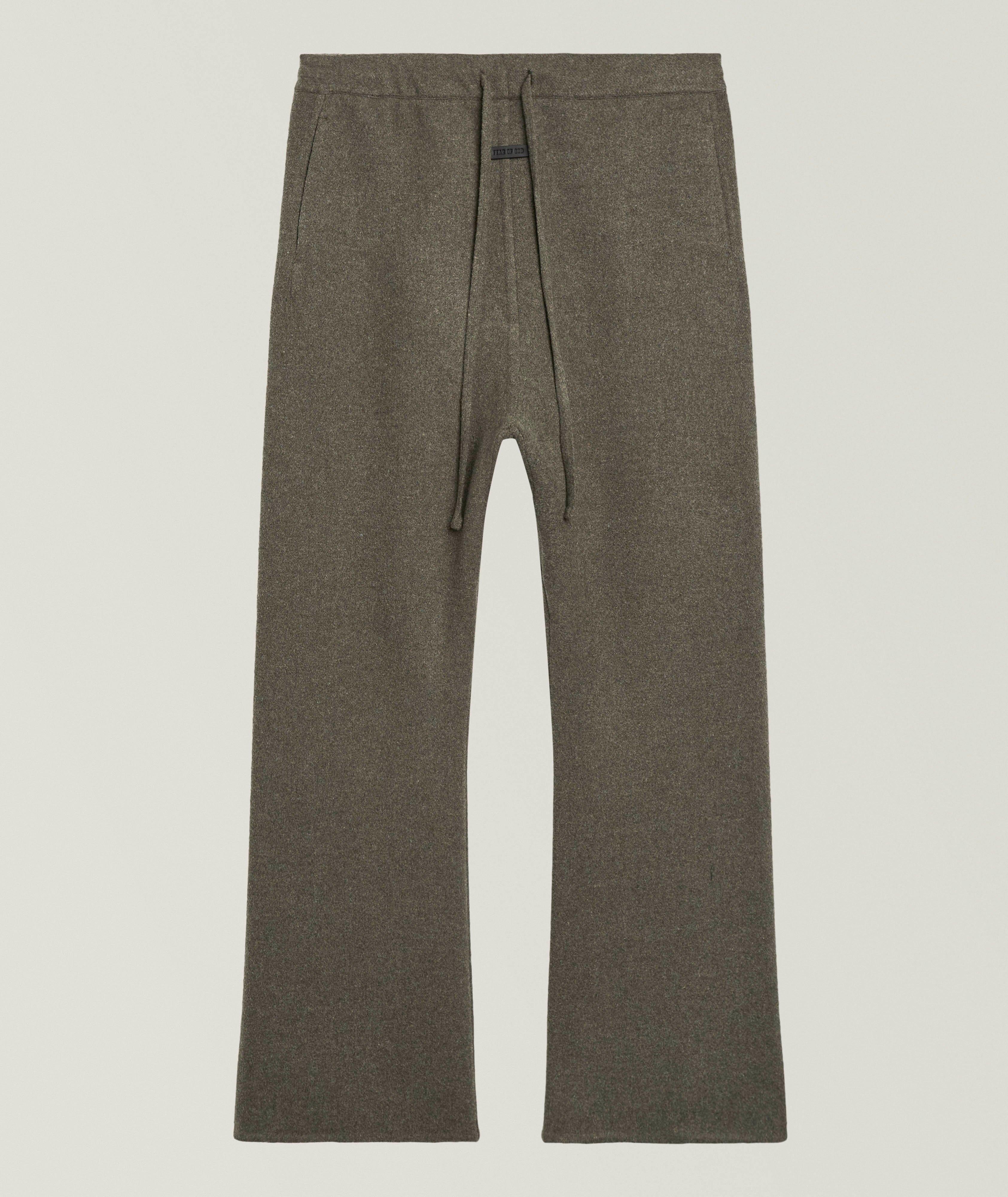 Double Face Wool-Cashmere Flared Pants image 0
