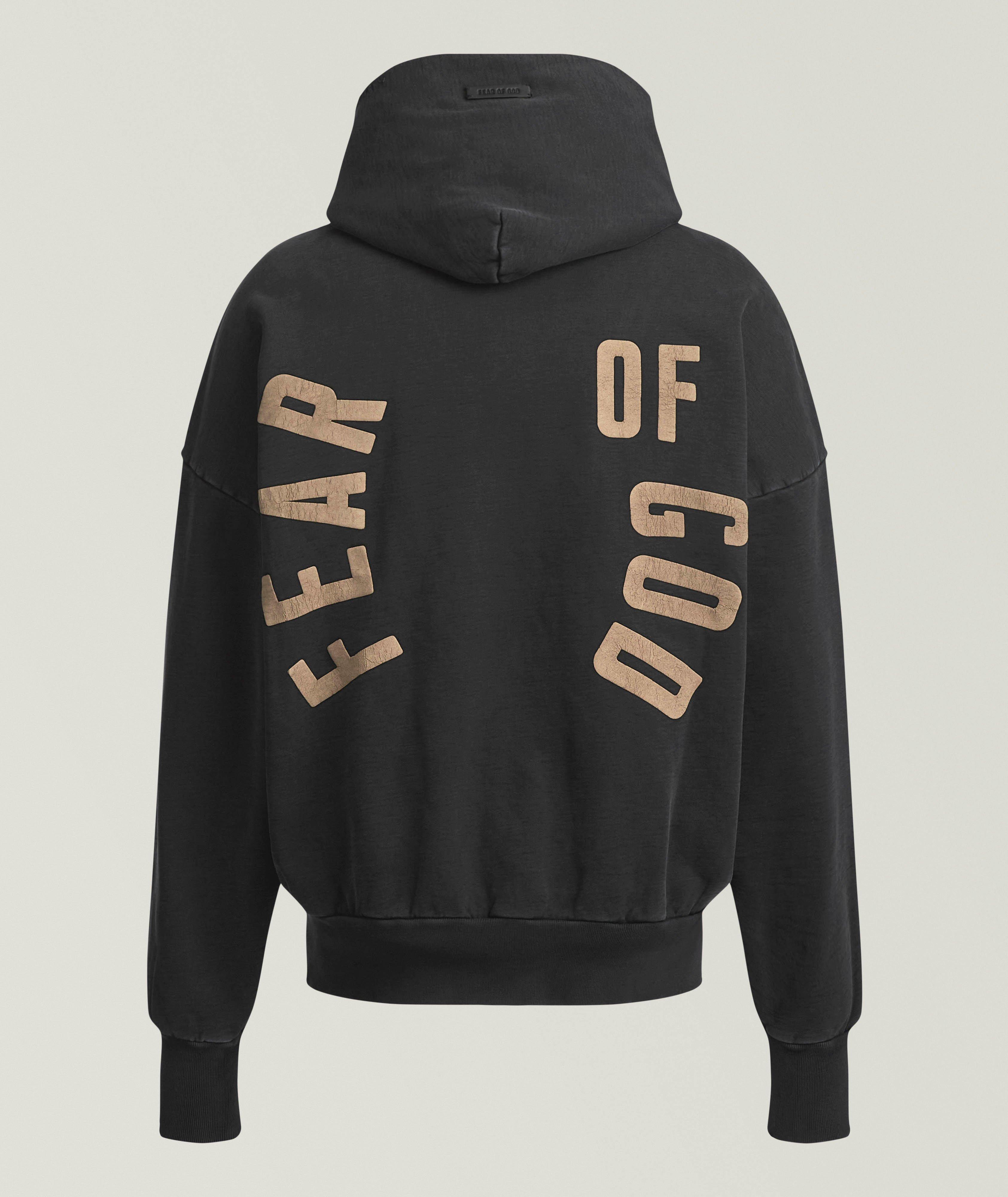 Cursive Logo Graphic Print Hooded Sweatshirt image 1