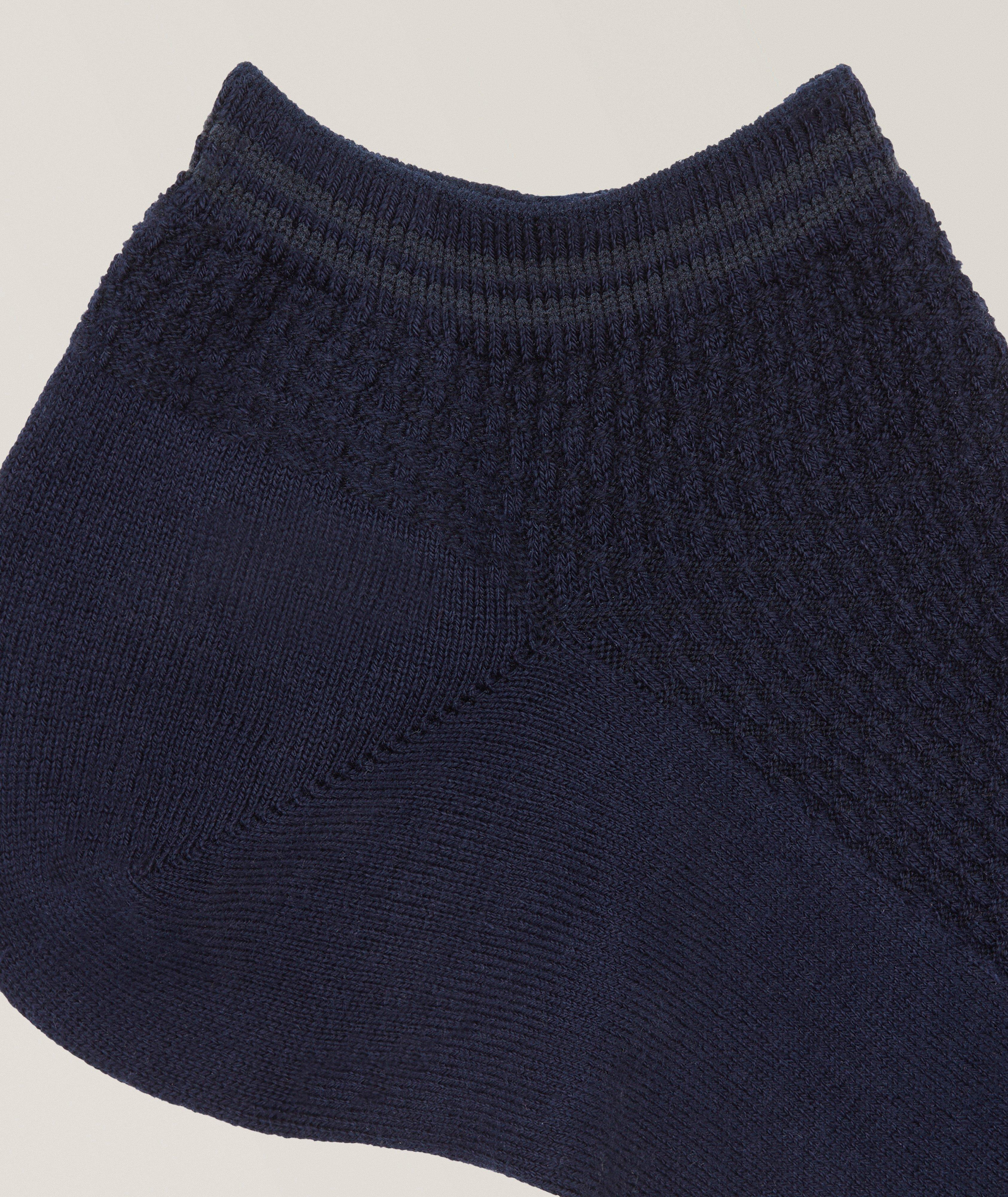 Chaussettes coton mélangé mi-mollet  image 2